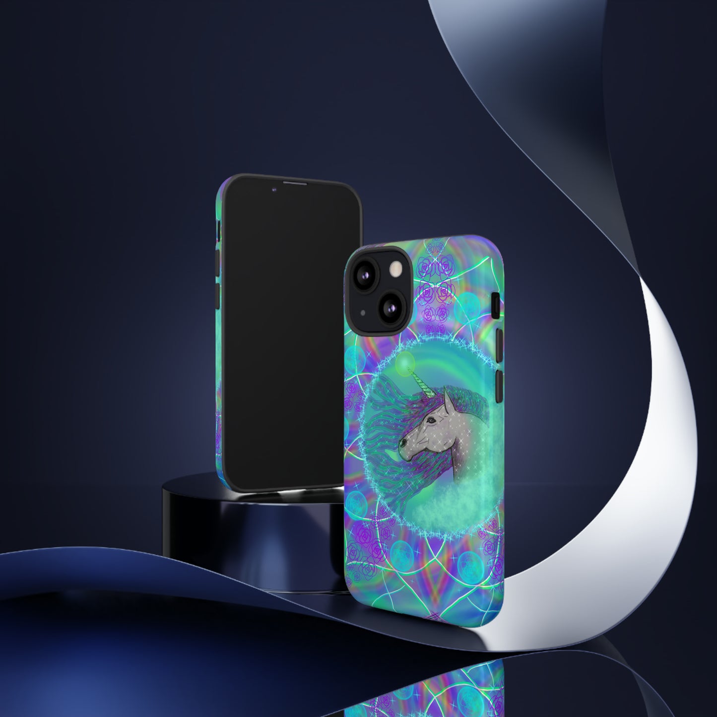 Mystic Unicorn Protective Phone Case, Samsung, iPhone, Pixel, all sizes