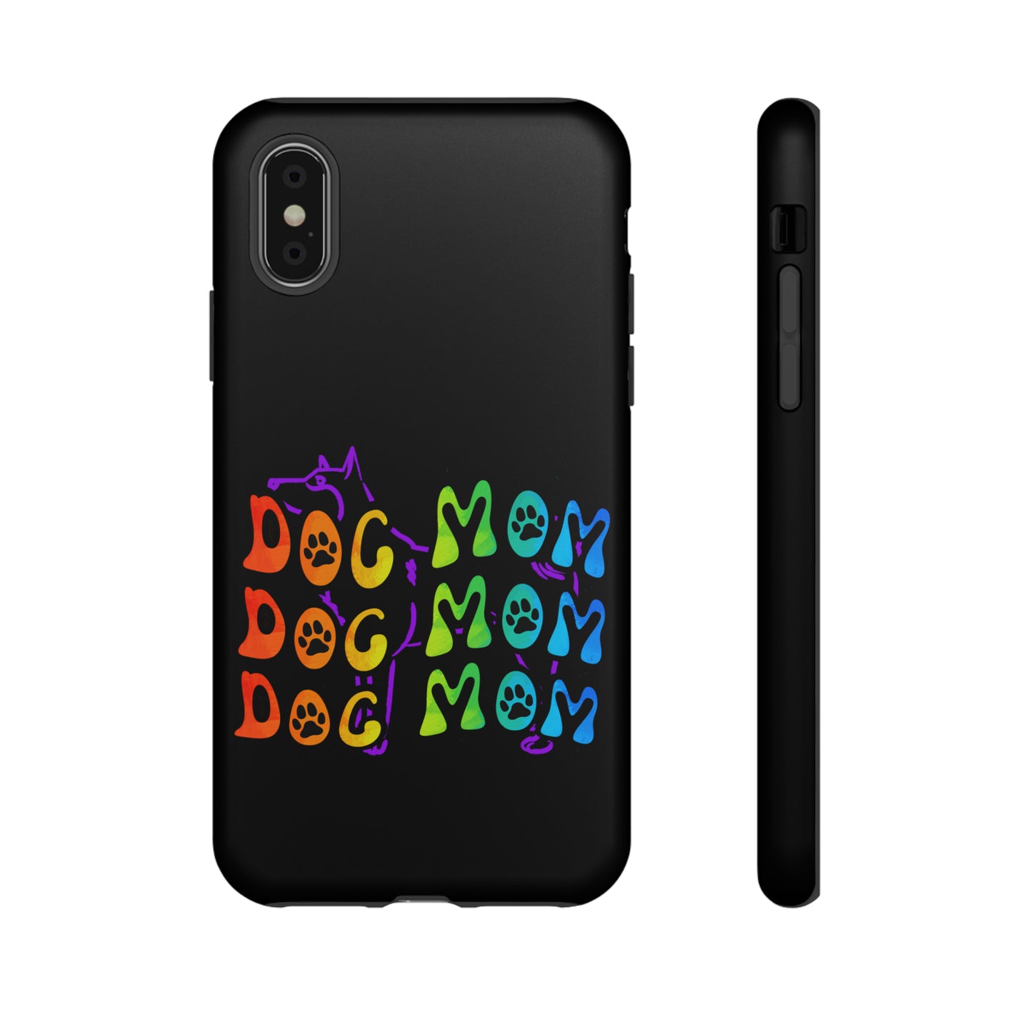 Dog Mom Protective Phone Case, Samsung, iPhone, Pixel, all sizes