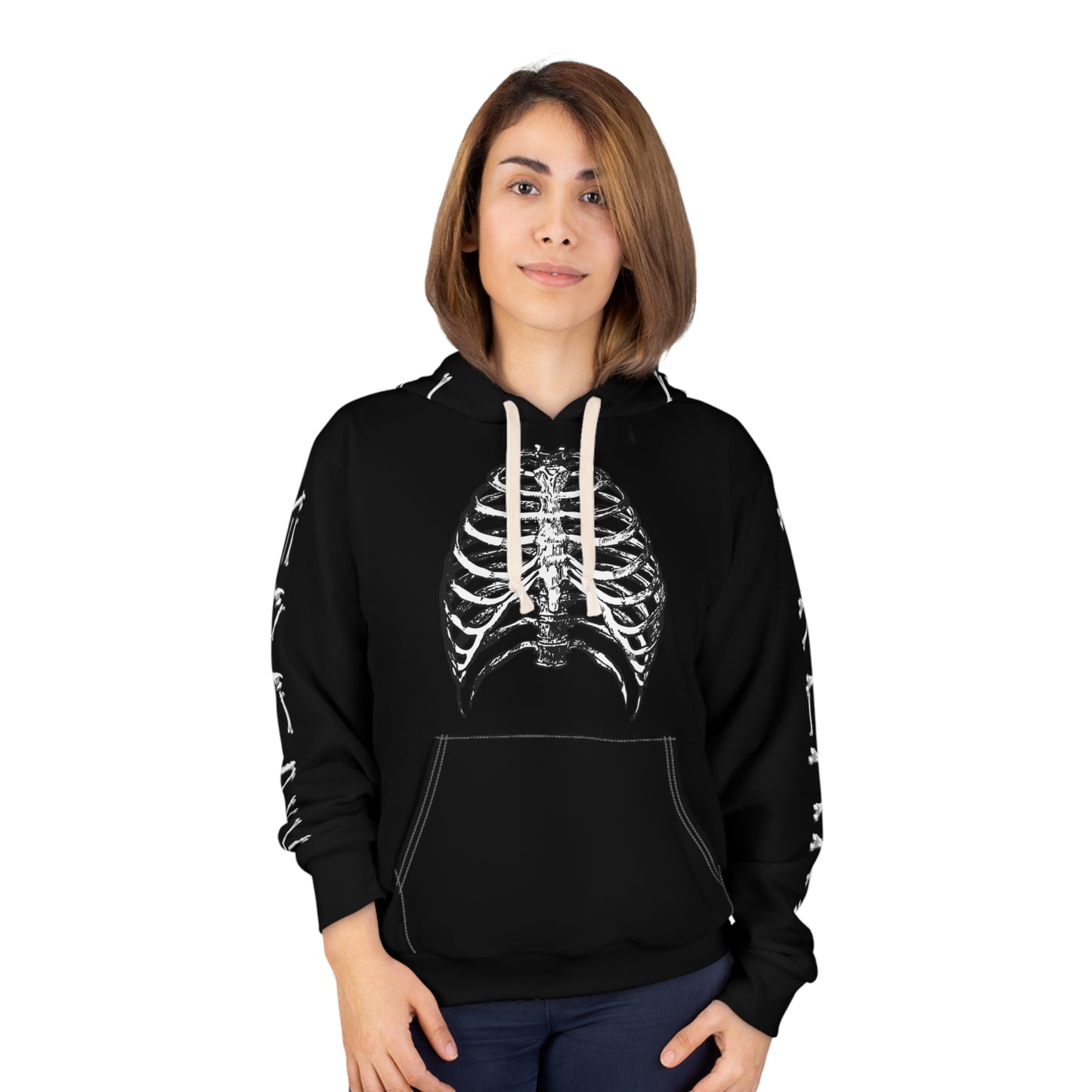 "Freaky" Bones Halloween Pullover Hoodie