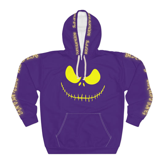 "Happy Haunting and to All A Good Fright" Halloween Pullover Hoodie