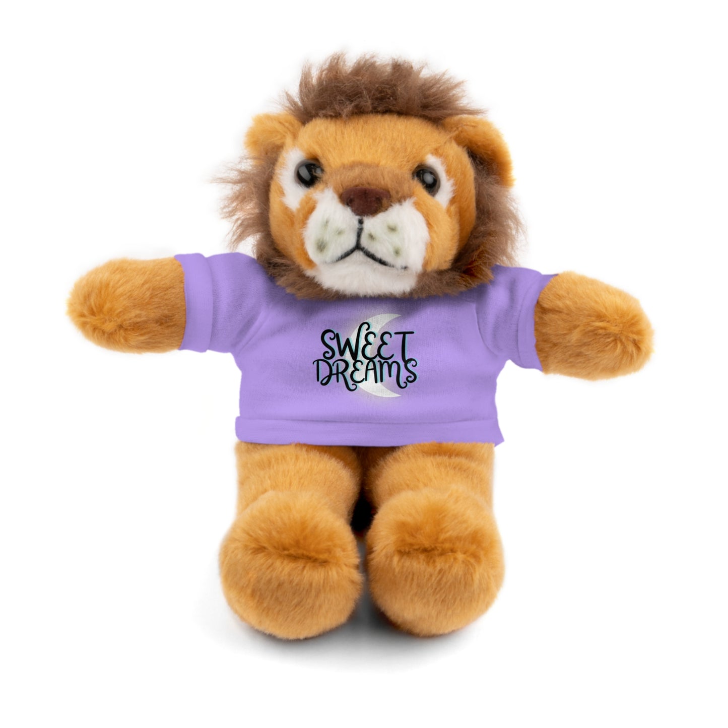 Sweet Dreams Kids Cute Stuffed Animals with Tee, Panda, Teddy Bear, Bunny, Lion, Sheep, Jaguar