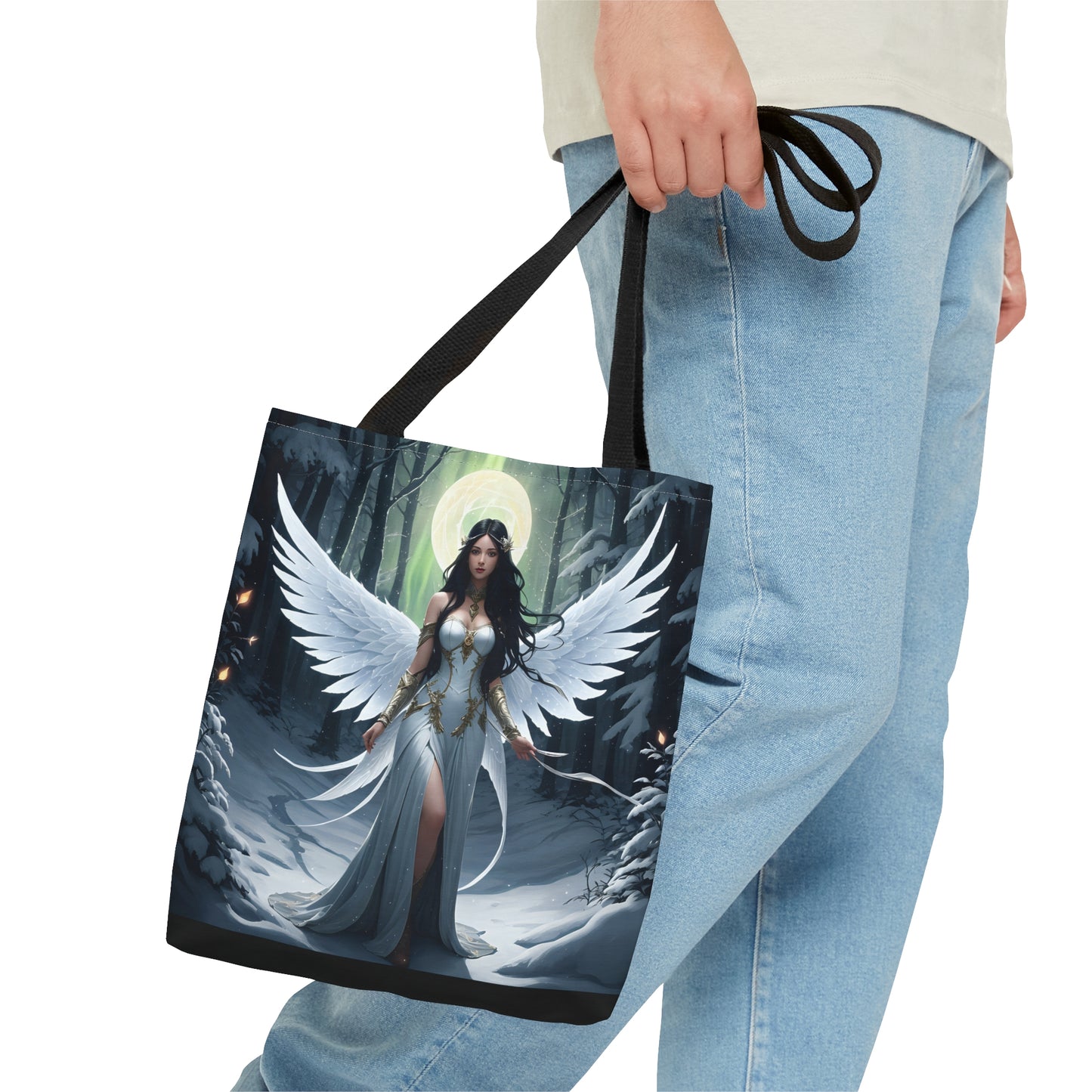 Winter Fae Goddess,Tote Bag