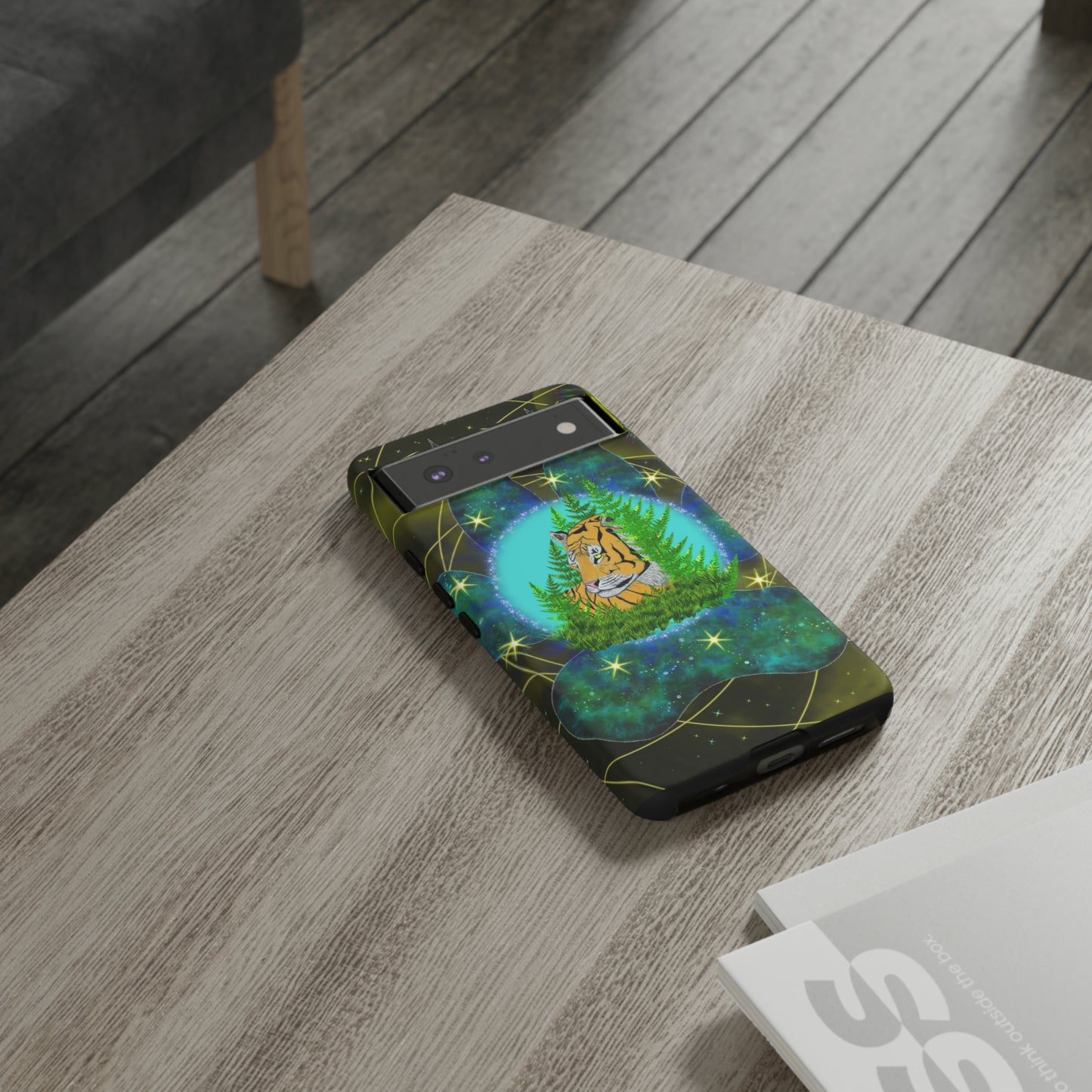 Tiger Medicine Totem Protective Phone Case, Samsung, iPhone, Pixel, all sizes