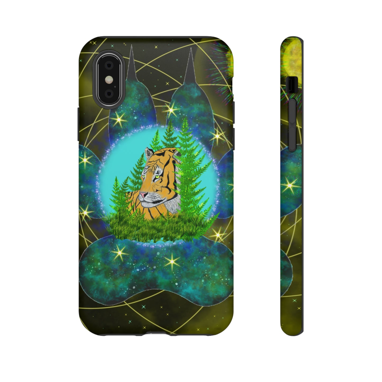 Tiger Medicine Totem Protective Phone Case, Samsung, iPhone, Pixel, all sizes