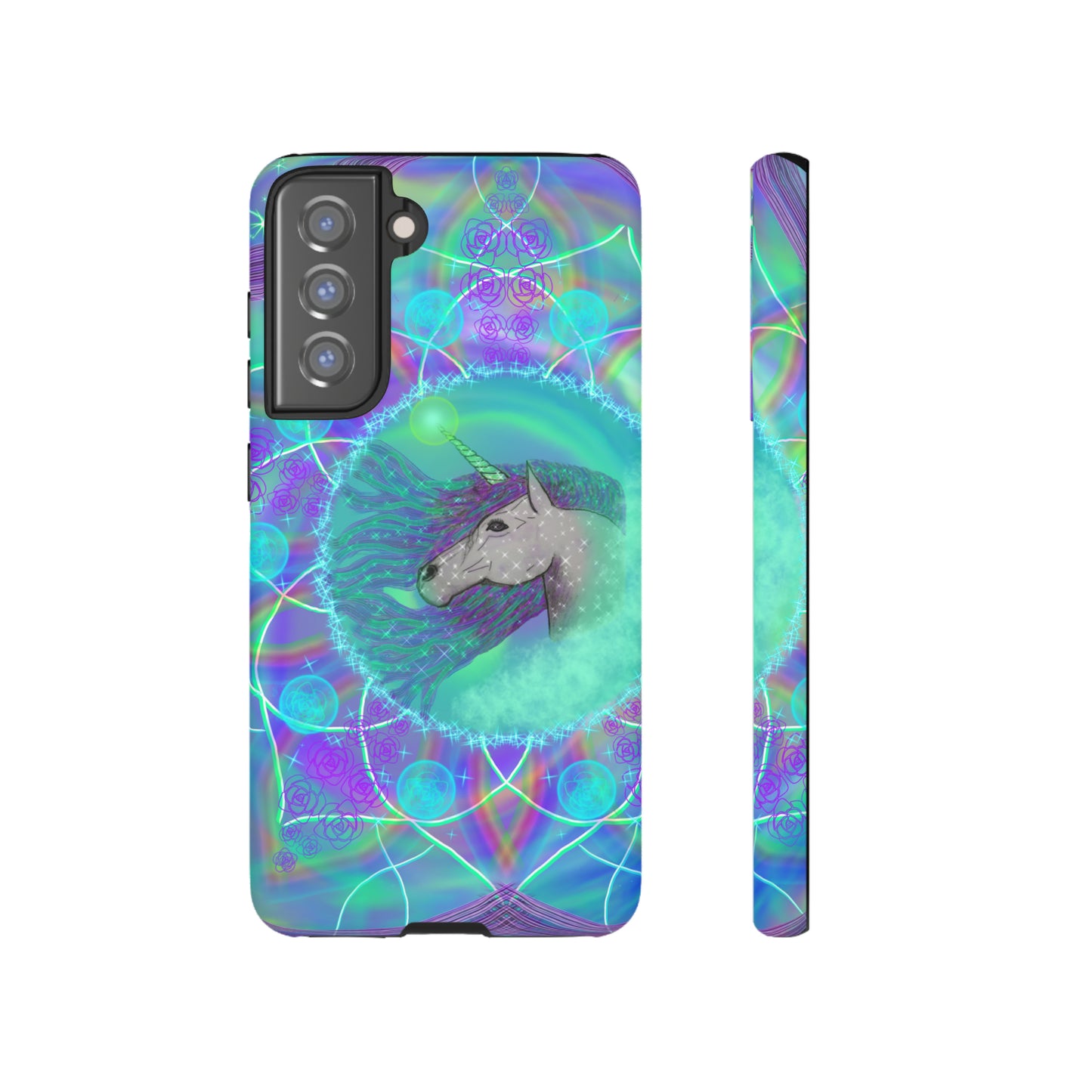 Mystic Unicorn Protective Phone Case, Samsung, iPhone, Pixel, all sizes