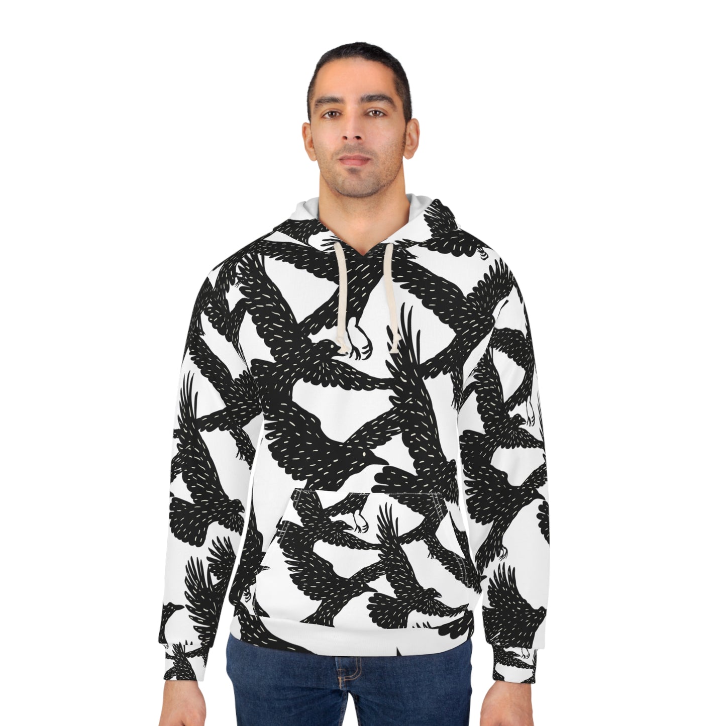 Ravens Halloween Pullover Hoodie White