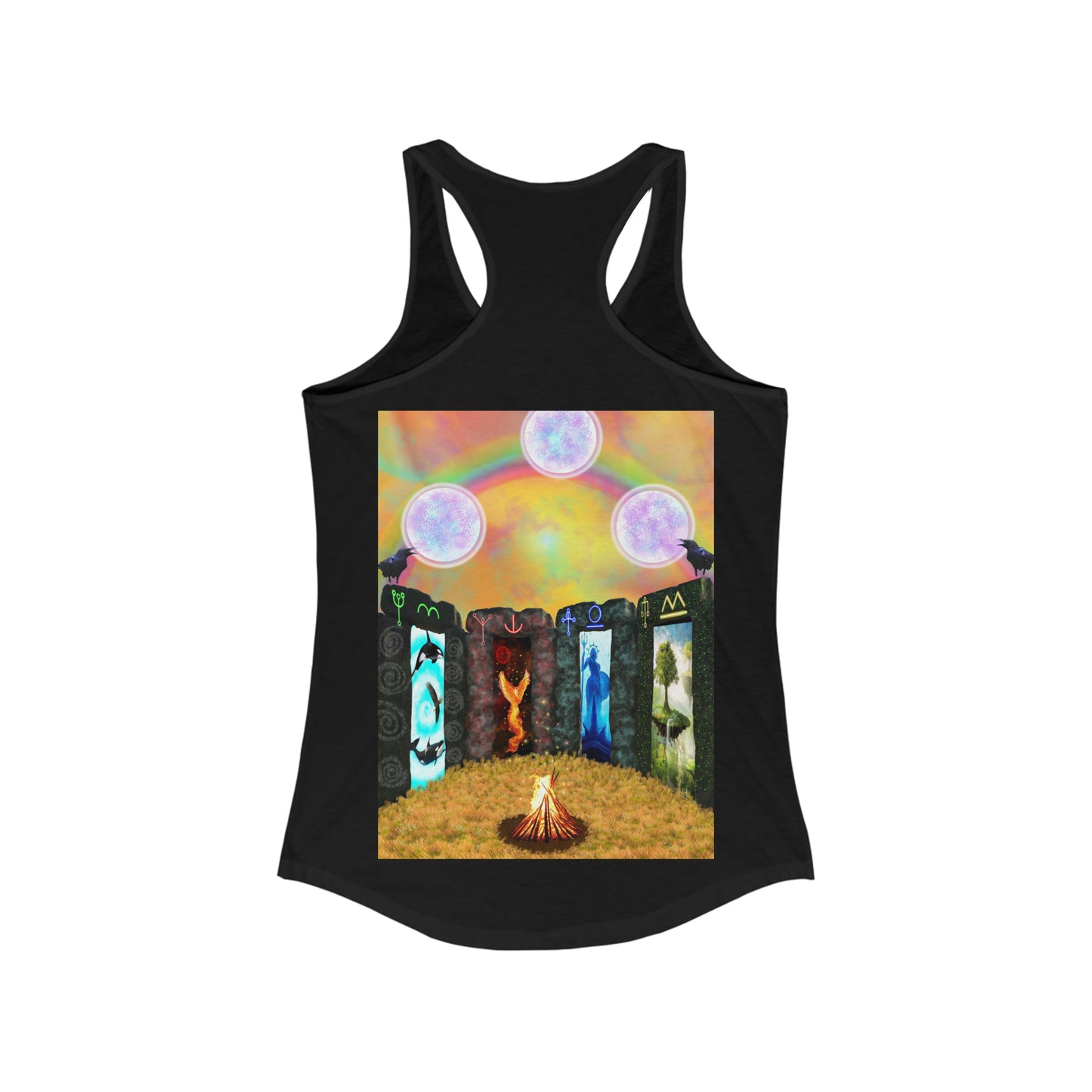 3 Mystics Women's Ideal Racerback Tank