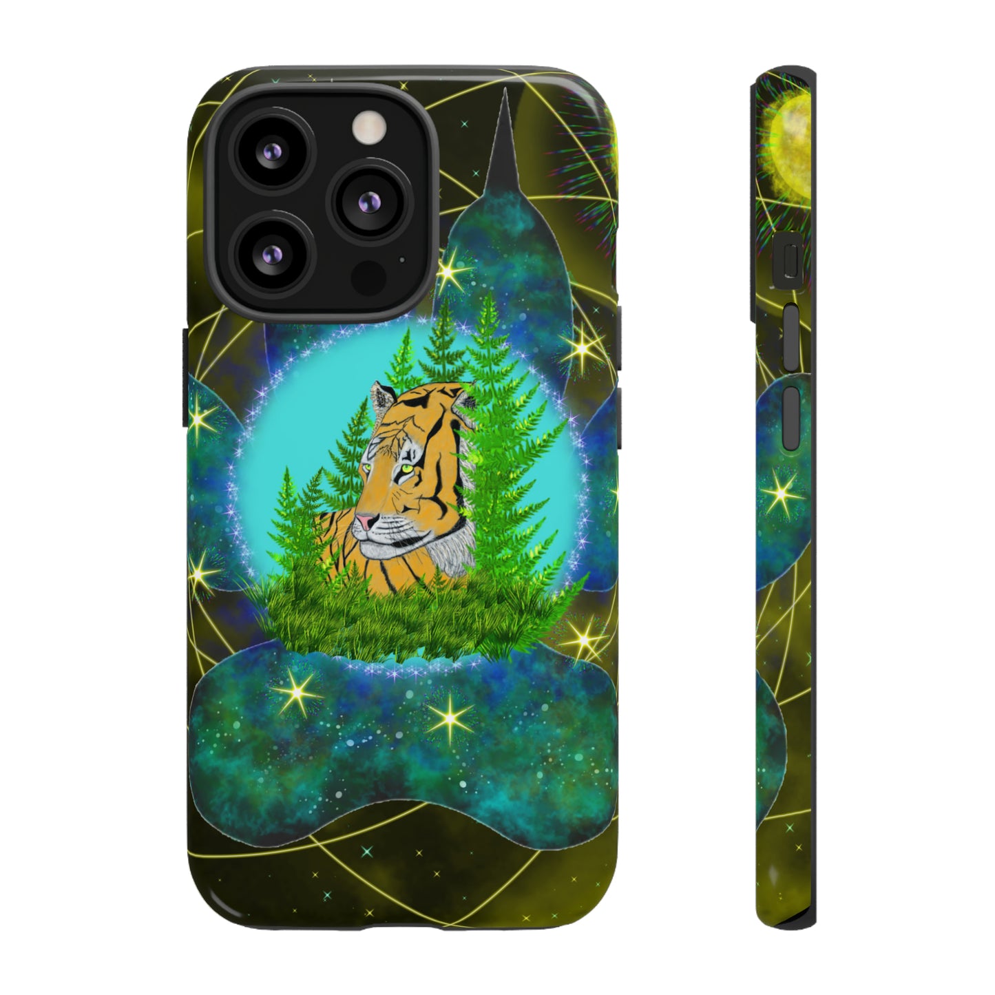 Tiger Medicine Totem Protective Phone Case, Samsung, iPhone, Pixel, all sizes