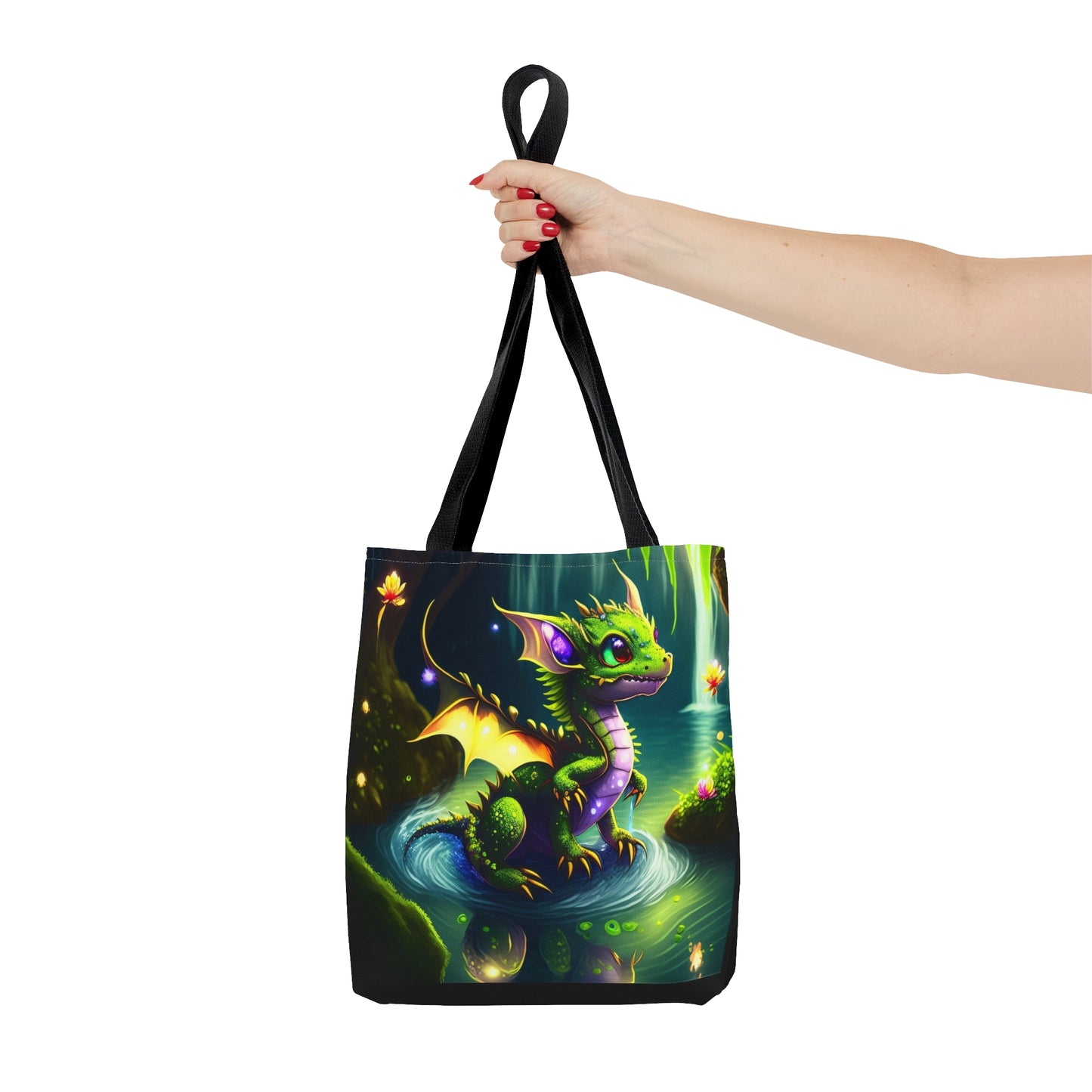 Fae Baby Earth Dragon,Tote Bag