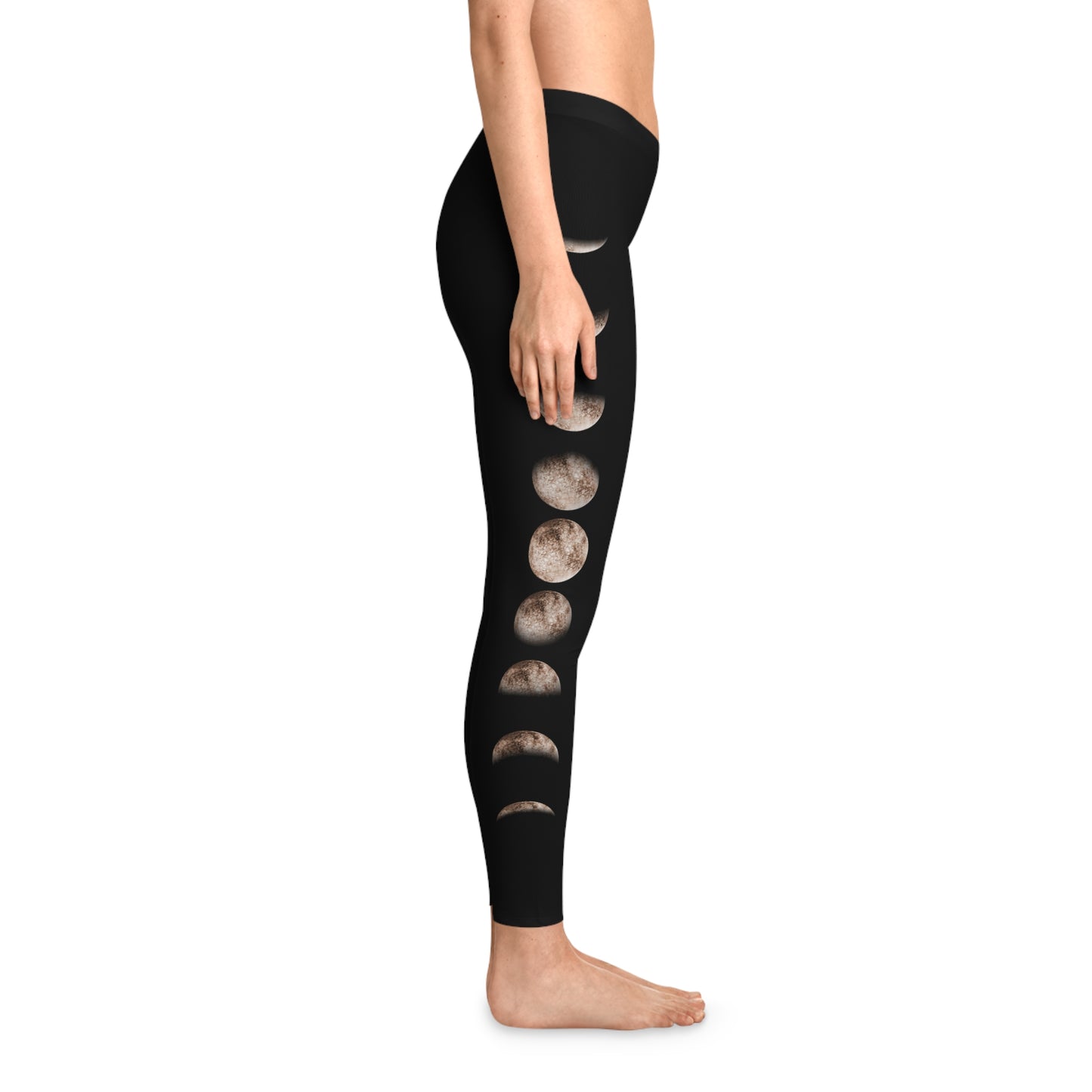 Moon phase Halloween Stretchy Leggings