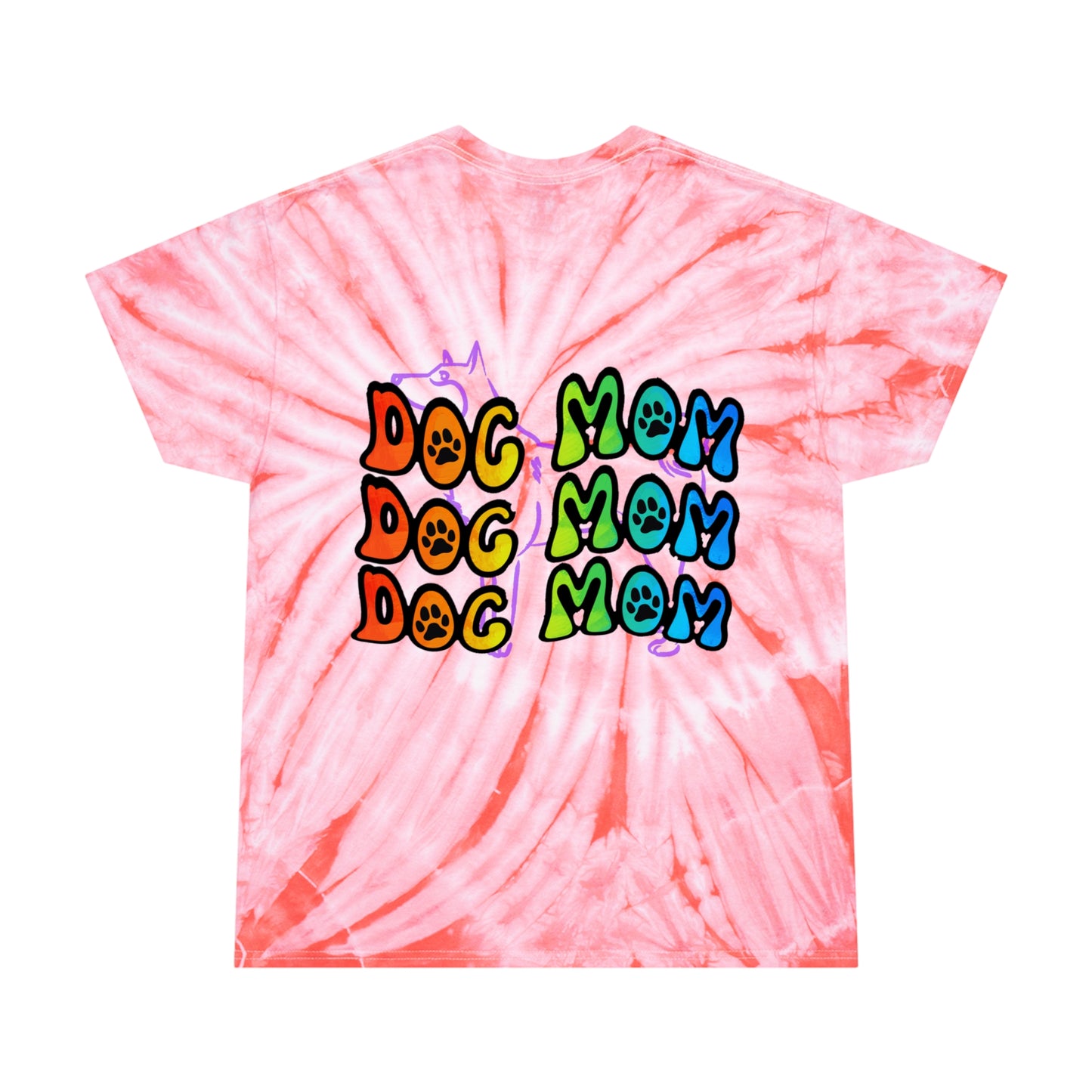 Dog Mom Tie-Dye Tee, Cyclone