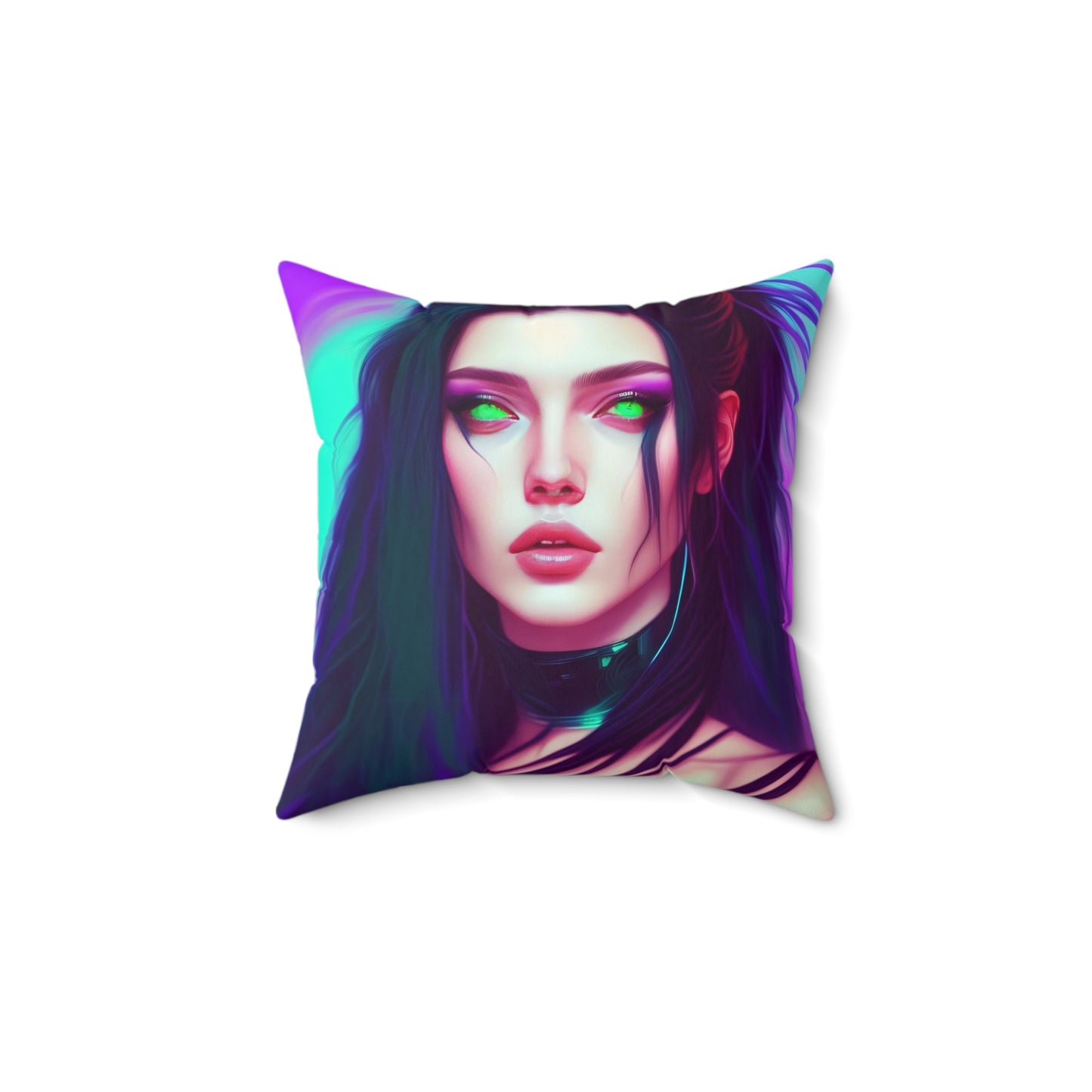 Retro Vibes, Spun Polyester Square Pillow