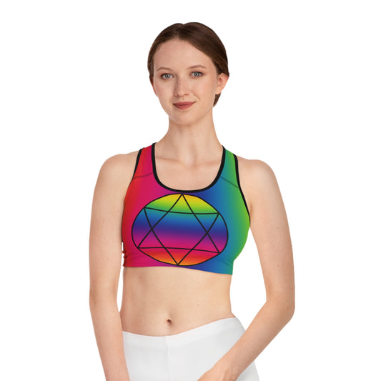 PRIDE Hexagram Sports Bra