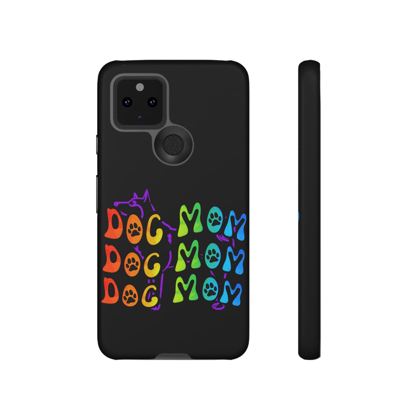 Dog Mom Protective Phone Case, Samsung, iPhone, Pixel, all sizes