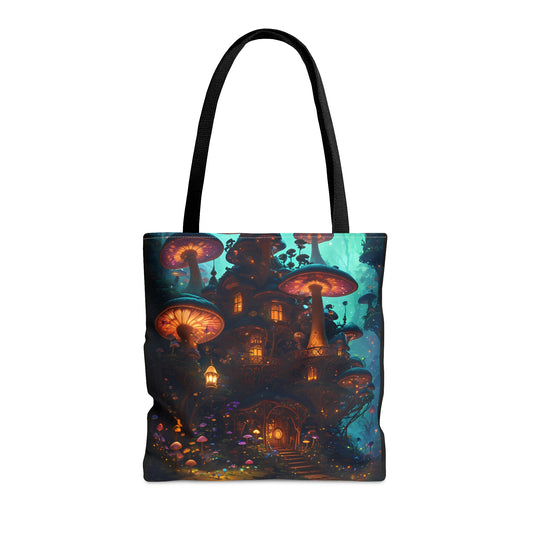 Fairy Mushroom House, Tote Bag