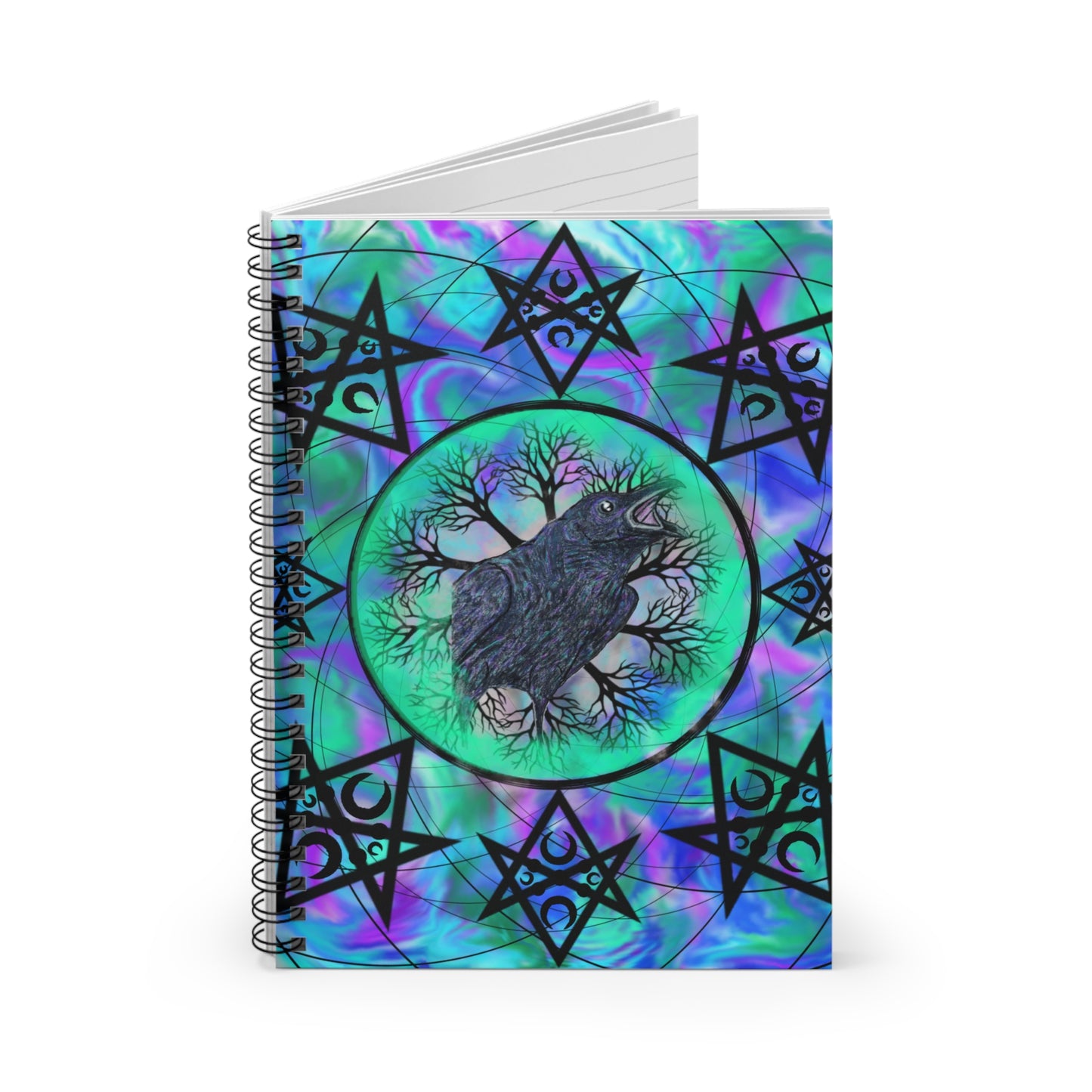 Raven Magick Spiral Notebook