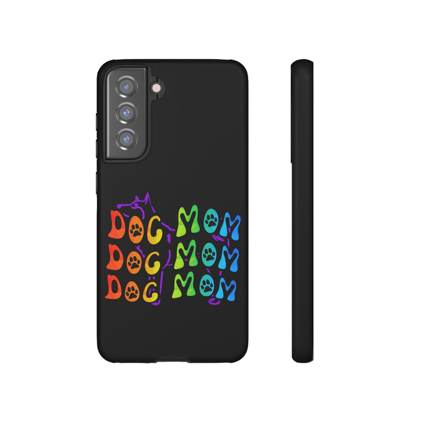 Dog Mom Protective Phone Case, Samsung, iPhone, Pixel, all sizes