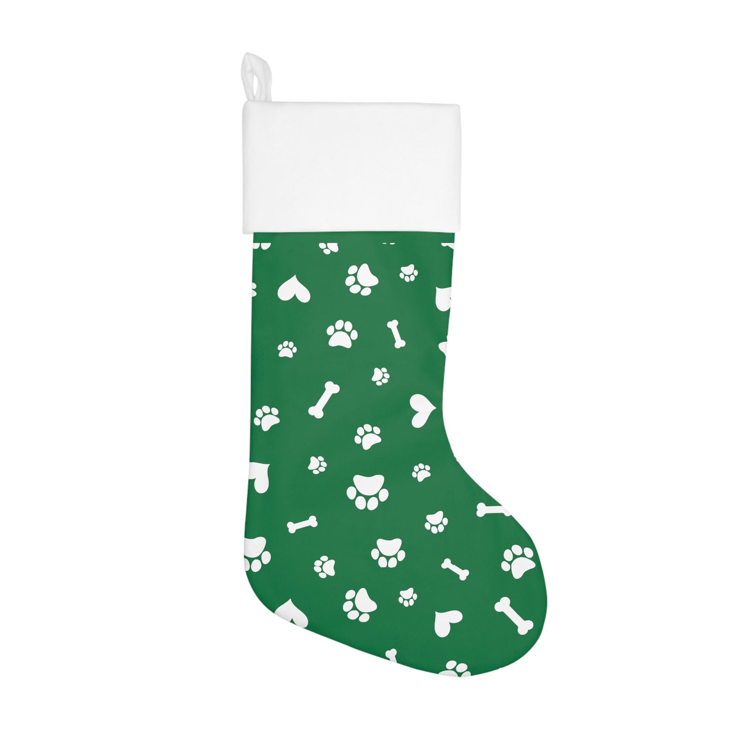 Paw Print Dog/Cat Christmas Stocking