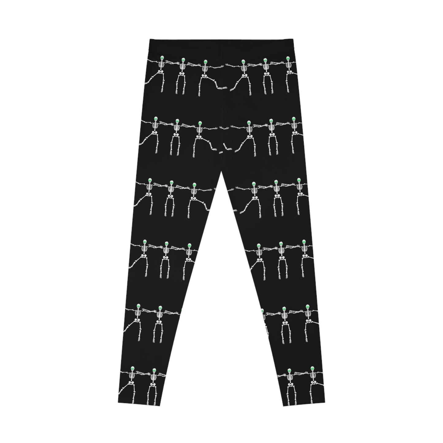 Dancing skeletons Halloween Stretchy Leggings