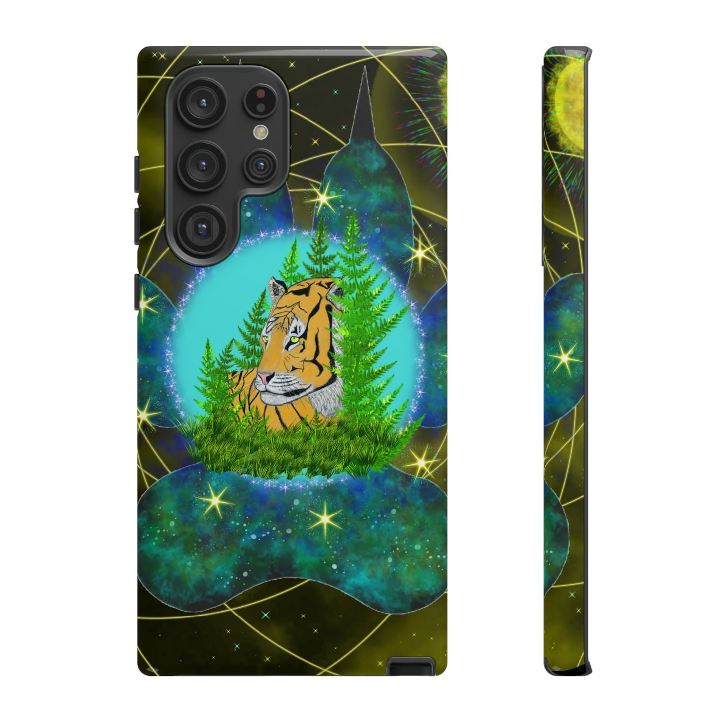 Tiger Medicine Totem Protective Phone Case, Samsung, iPhone, Pixel, all sizes