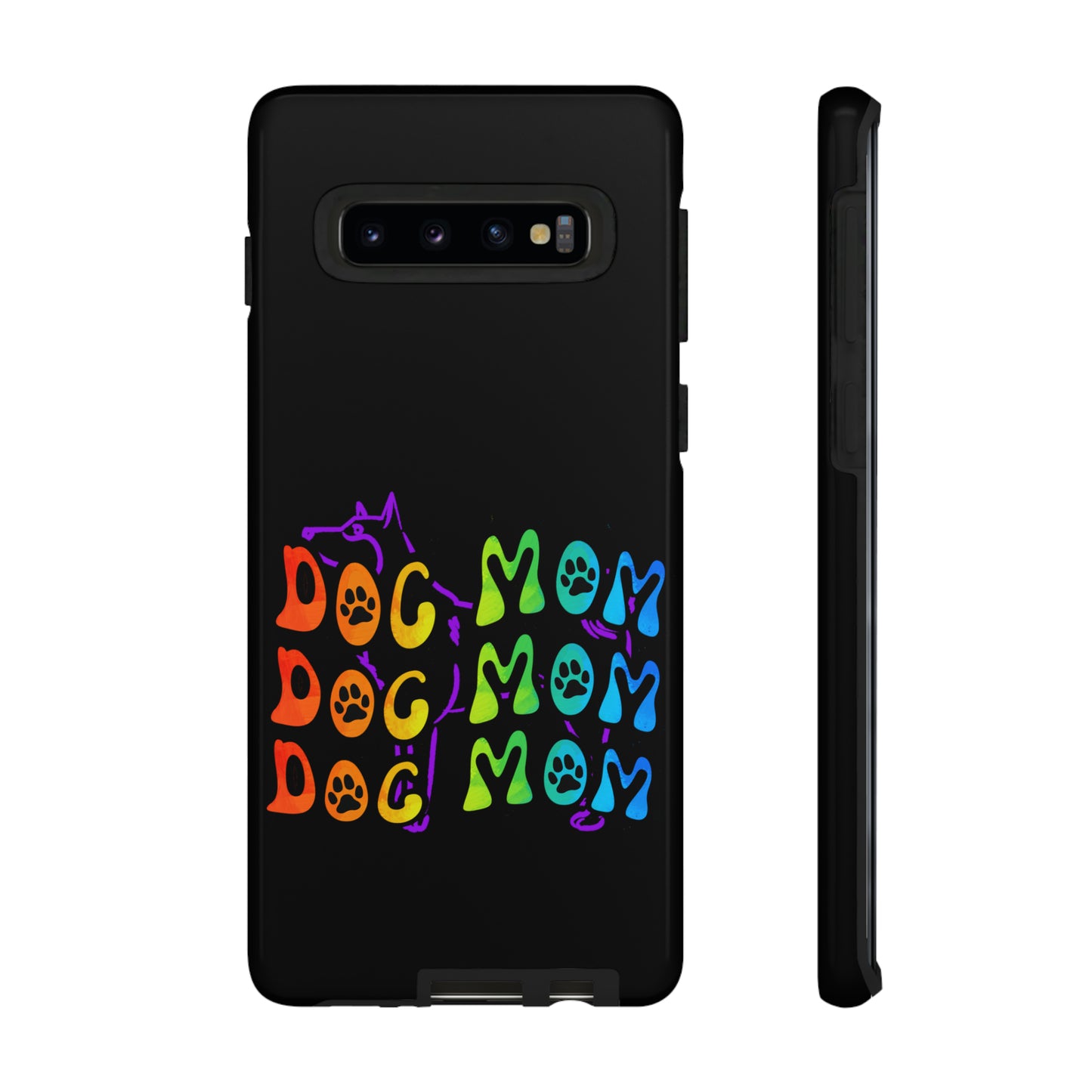 Dog Mom Protective Phone Case, Samsung, iPhone, Pixel, all sizes