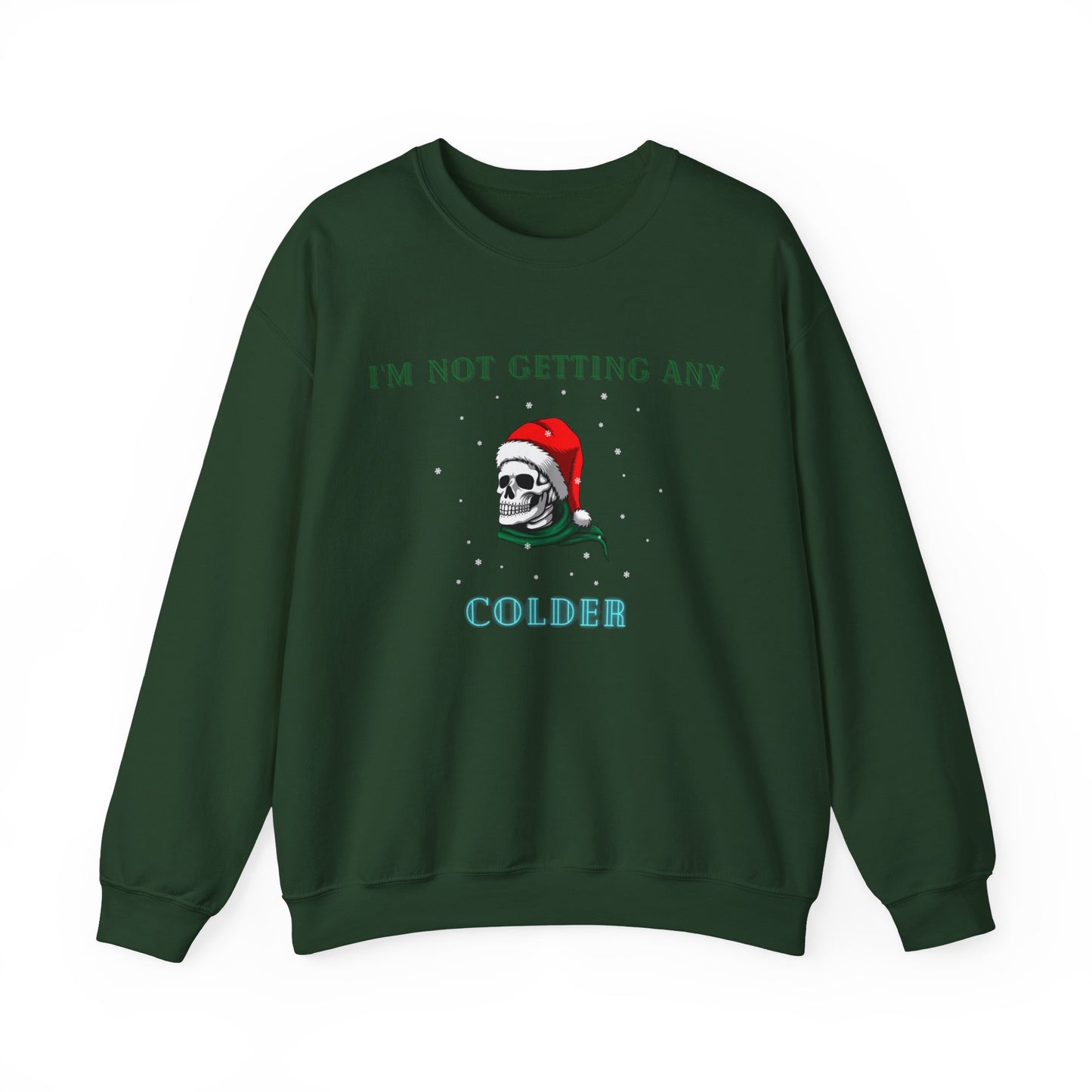 Funny skeleton Christmas Sweatshirt Gift, Unisex, Mens, Women, Adult Holiday Shirt. Minimal Merry Xmas Co Hoodie