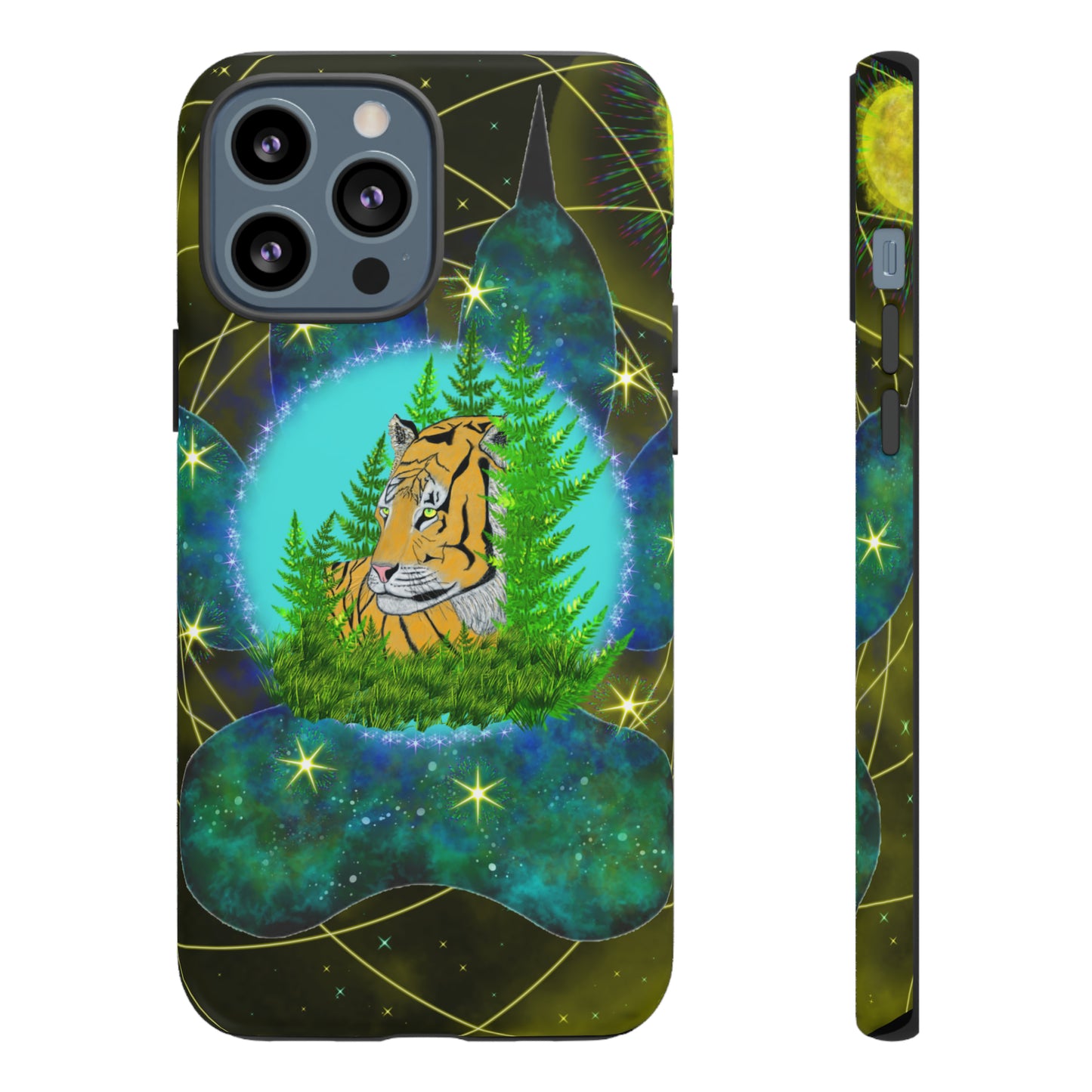 Tiger Medicine Totem Protective Phone Case, Samsung, iPhone, Pixel, all sizes