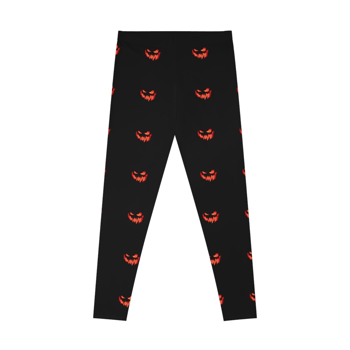 Spooky Grin Halloween Stretchy Leggings