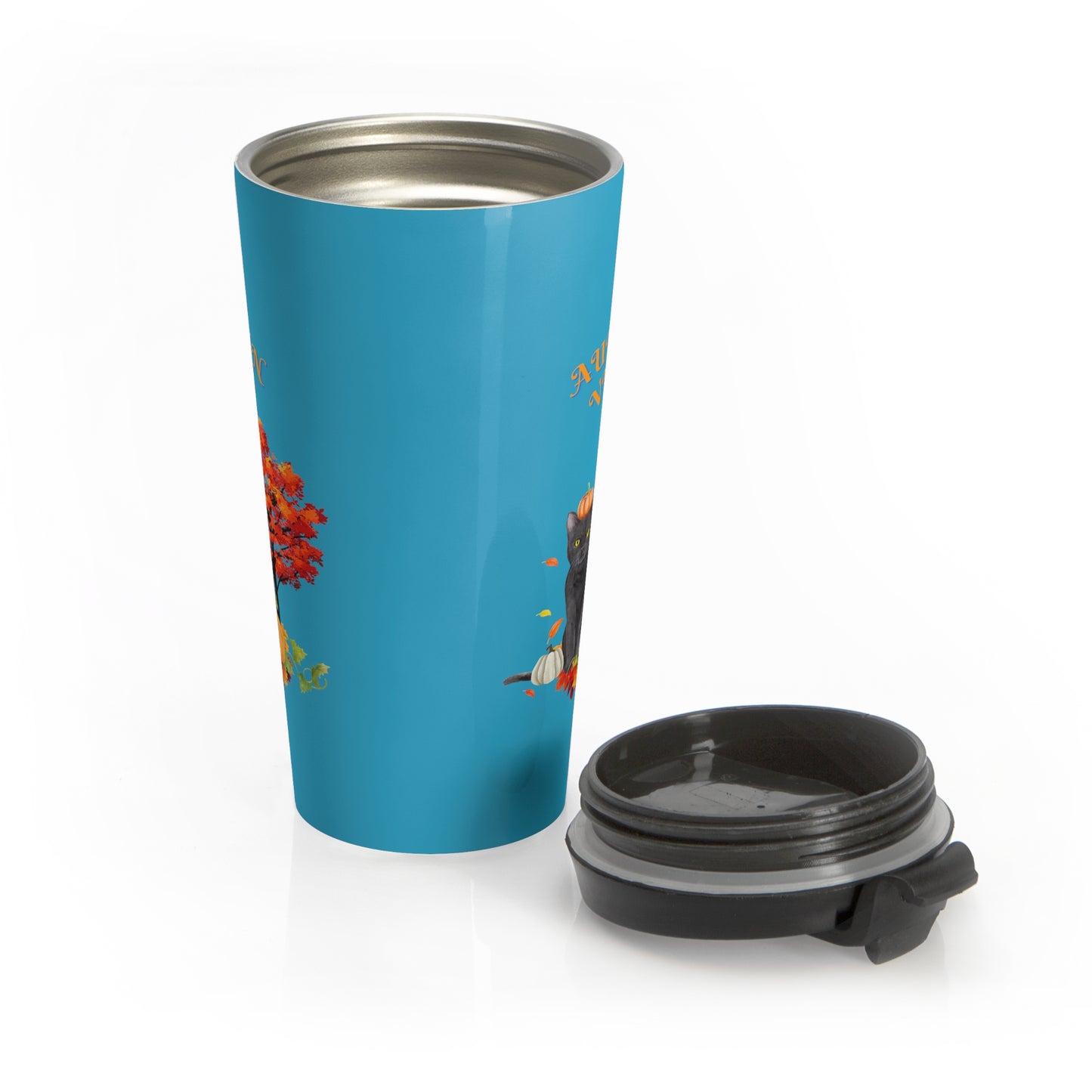 Autumn Vibes Travel Mug with Insert