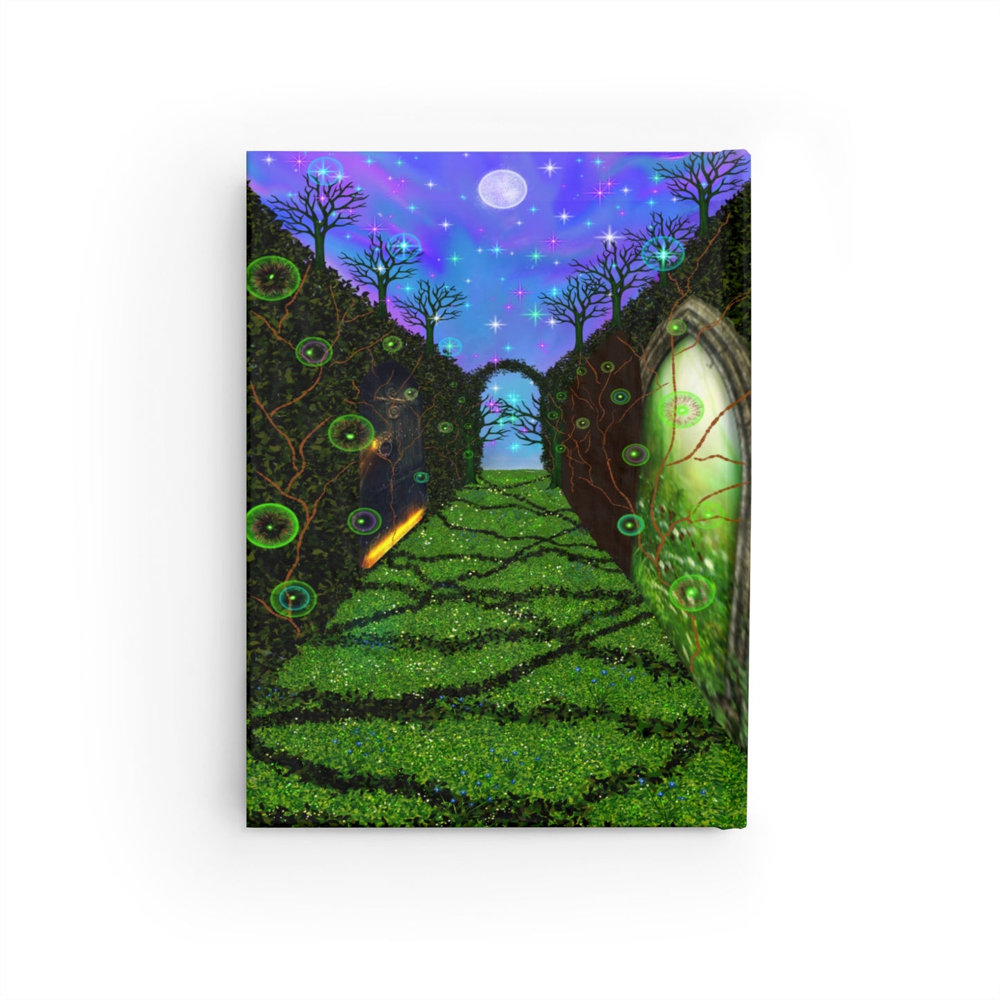 Sacred Portal of Divine Elements Hardcover Journal - Ruled Line