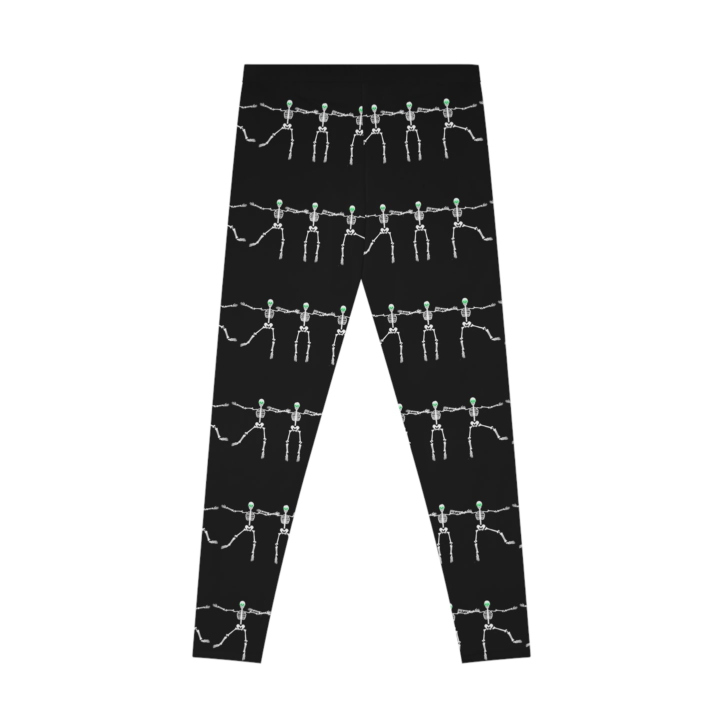 Dancing skeletons Halloween Stretchy Leggings