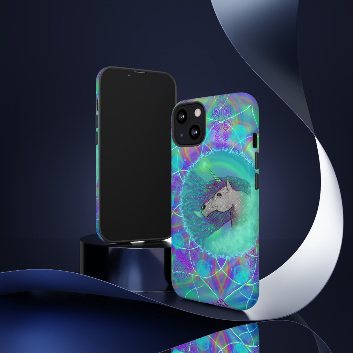 Mystic Unicorn Protective Phone Case, Samsung, iPhone, Pixel, all sizes