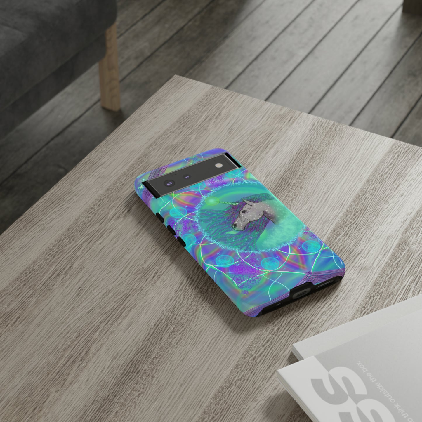 Mystic Unicorn Protective Phone Case, Samsung, iPhone, Pixel, all sizes