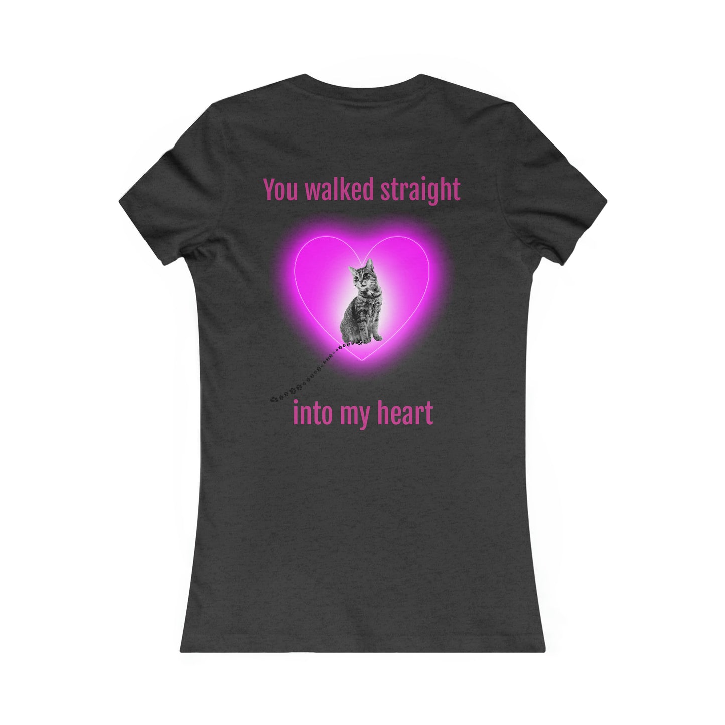 Into my heart kitten Women's Favorite Tee