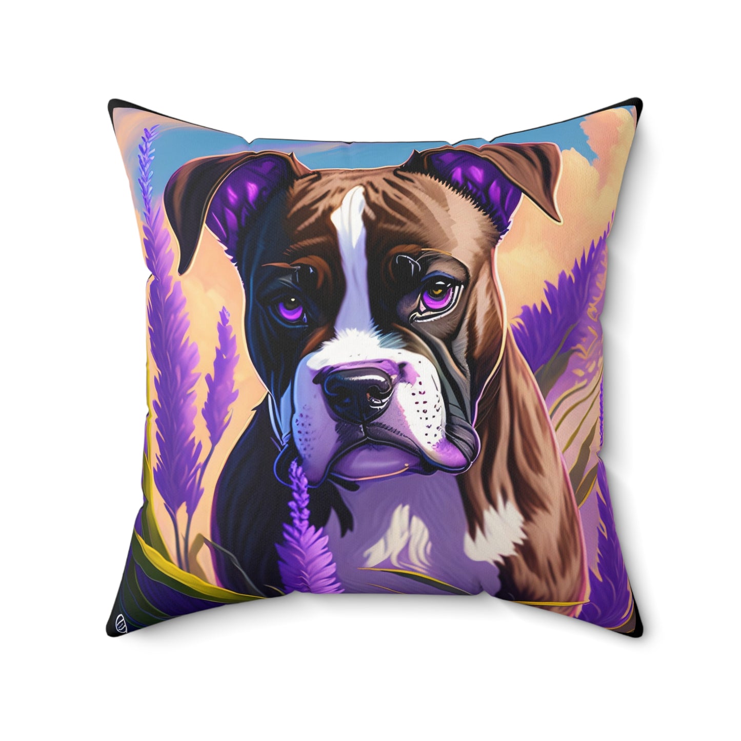 Boxer Love, Spun Polyester Square Pillow