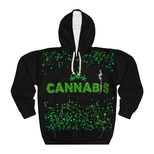 Cannabis, Pullover Hoodie (AOP)