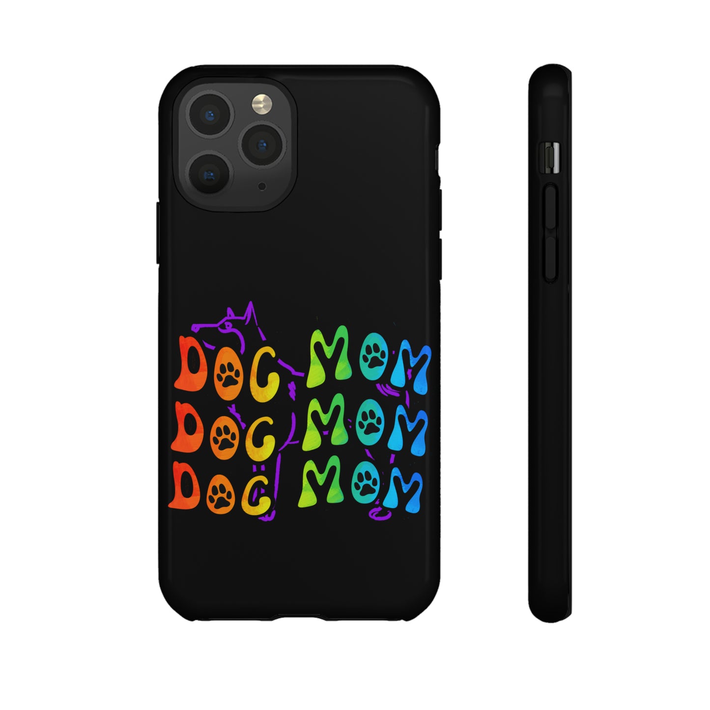 Dog Mom Protective Phone Case, Samsung, iPhone, Pixel, all sizes