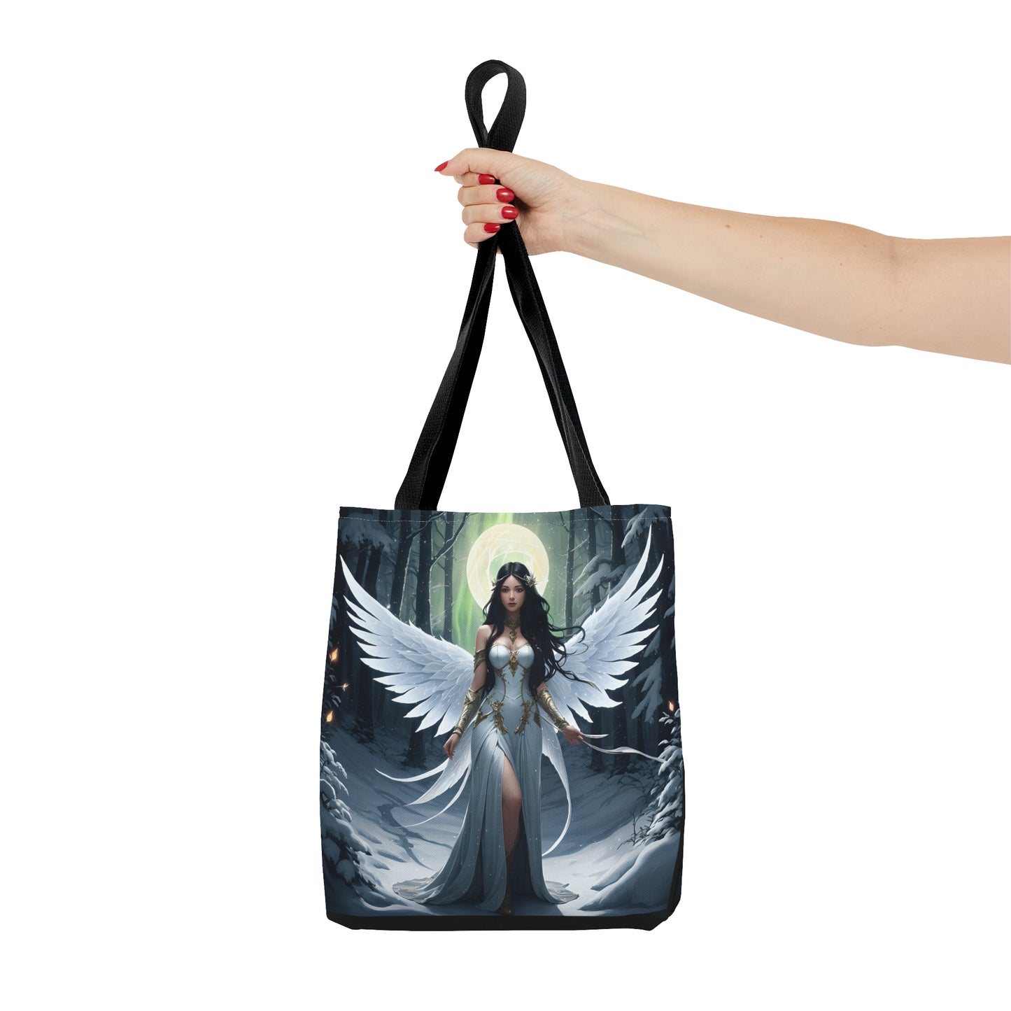 Winter Fae Goddess,Tote Bag