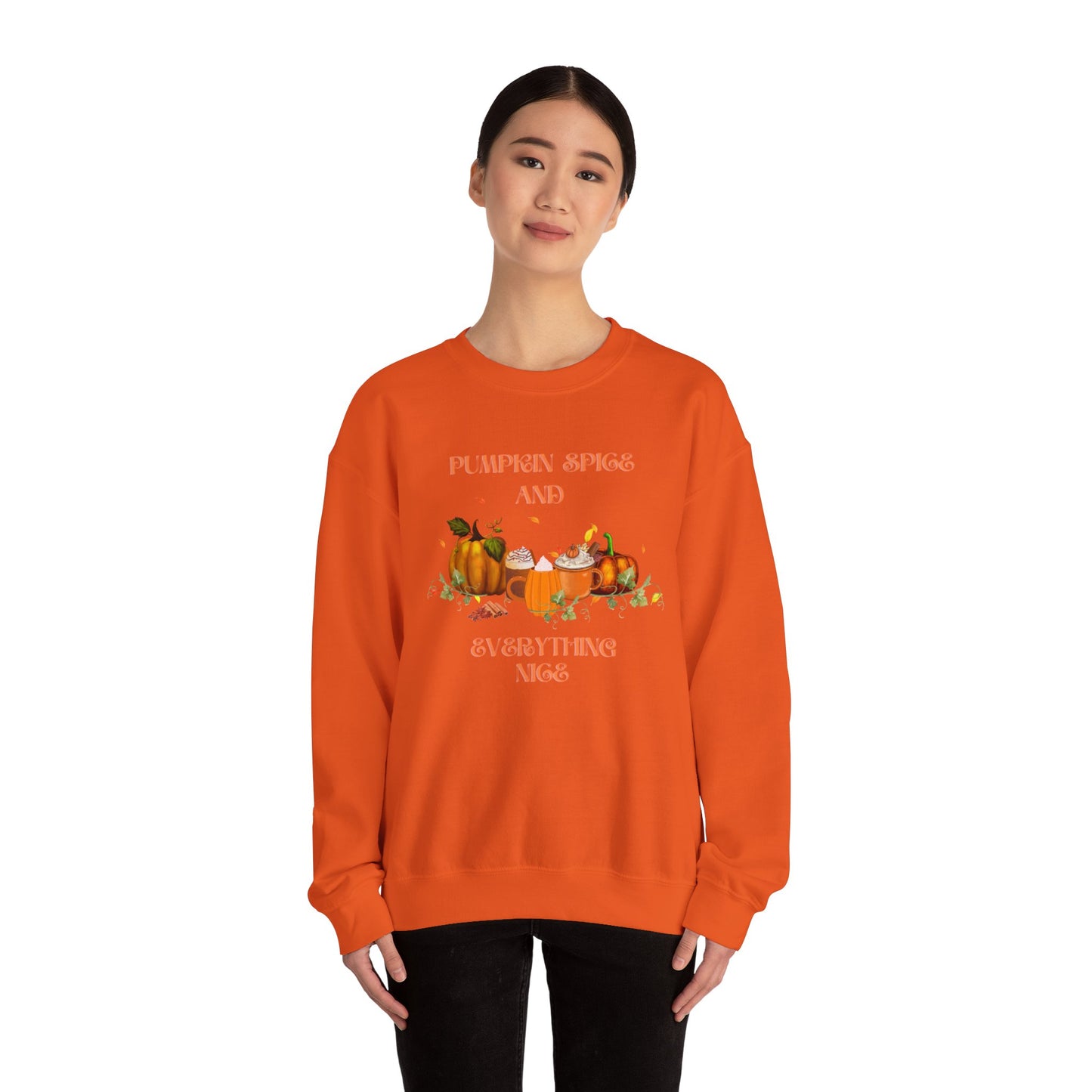 Pumpkin Spice and Everything Nice Crewneck Sweatshirt