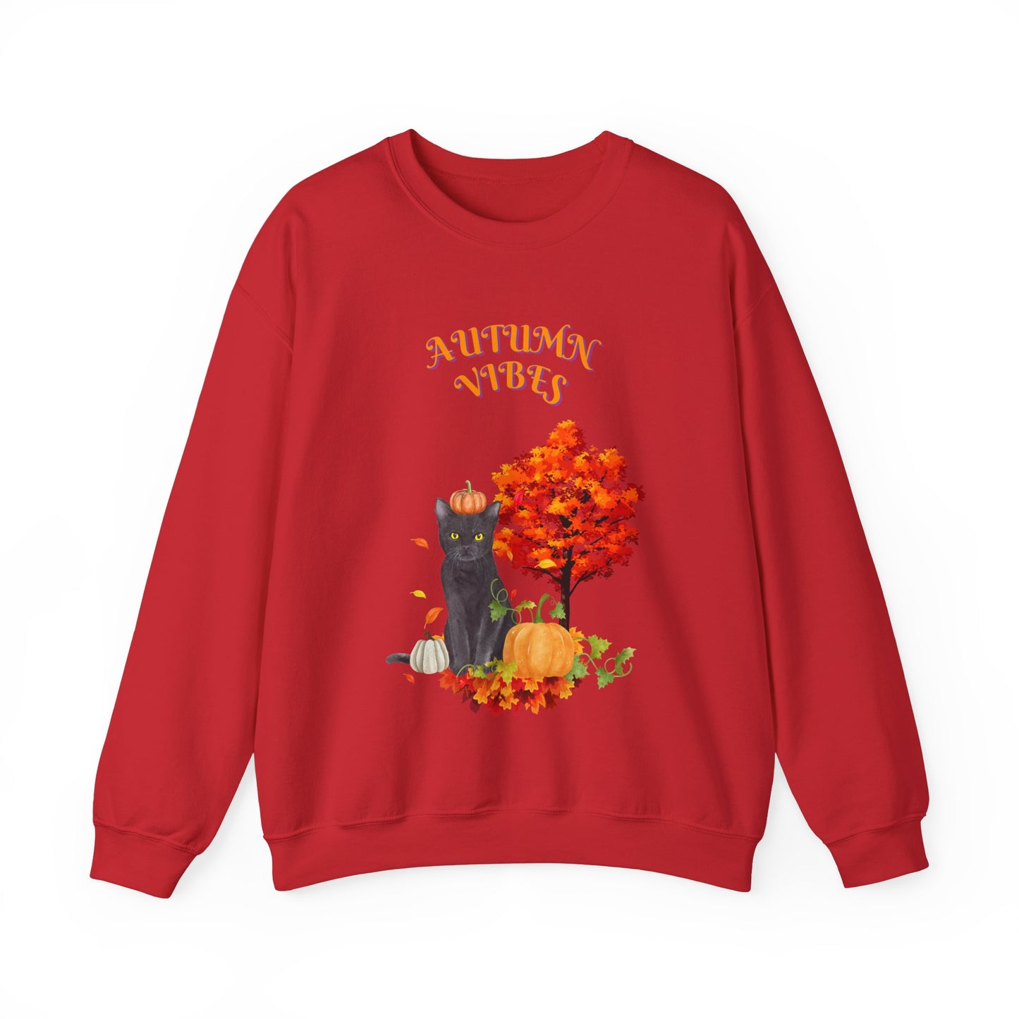 Autumn Vibes Fall Crewneck Sweatshirt