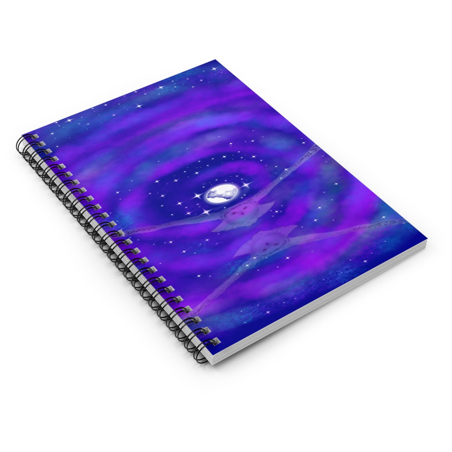 Mystic Owl Spiral Notebook - Ruled Line