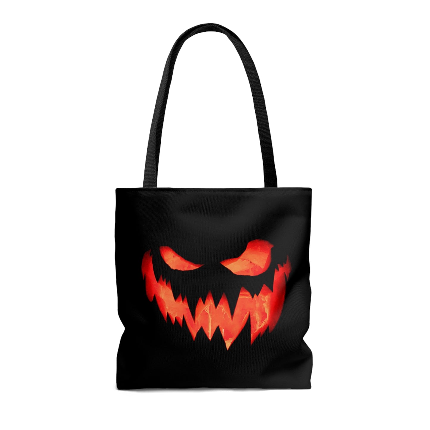 Spooky Pumpkin Face Halloween Candy Tote Bag