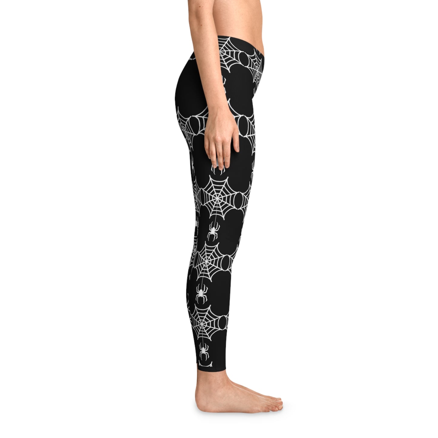 Spider Web Halloween Stretchy Leggings