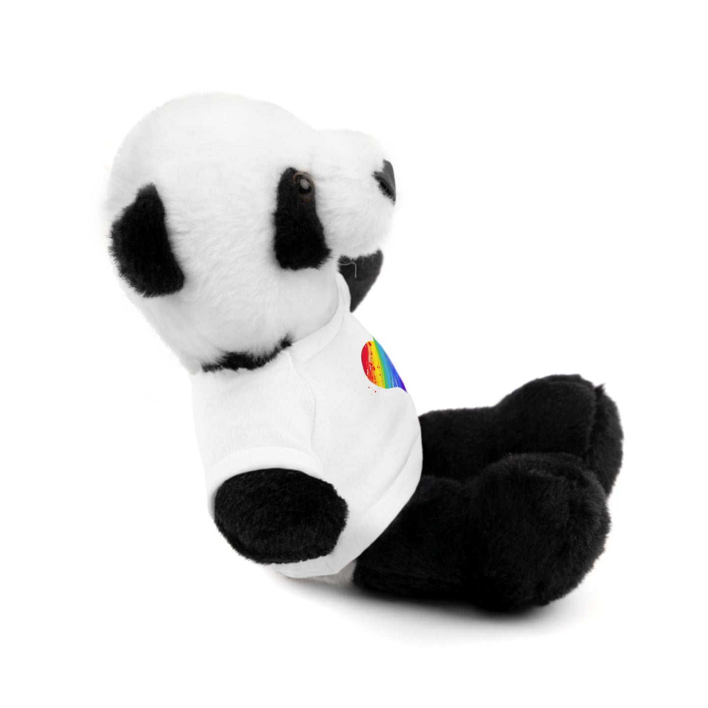 Heart Kids Cute Stuffed Animals with Tee; Panda, Sheep, Lion, Bunny, Teddy Bear, Jaguar