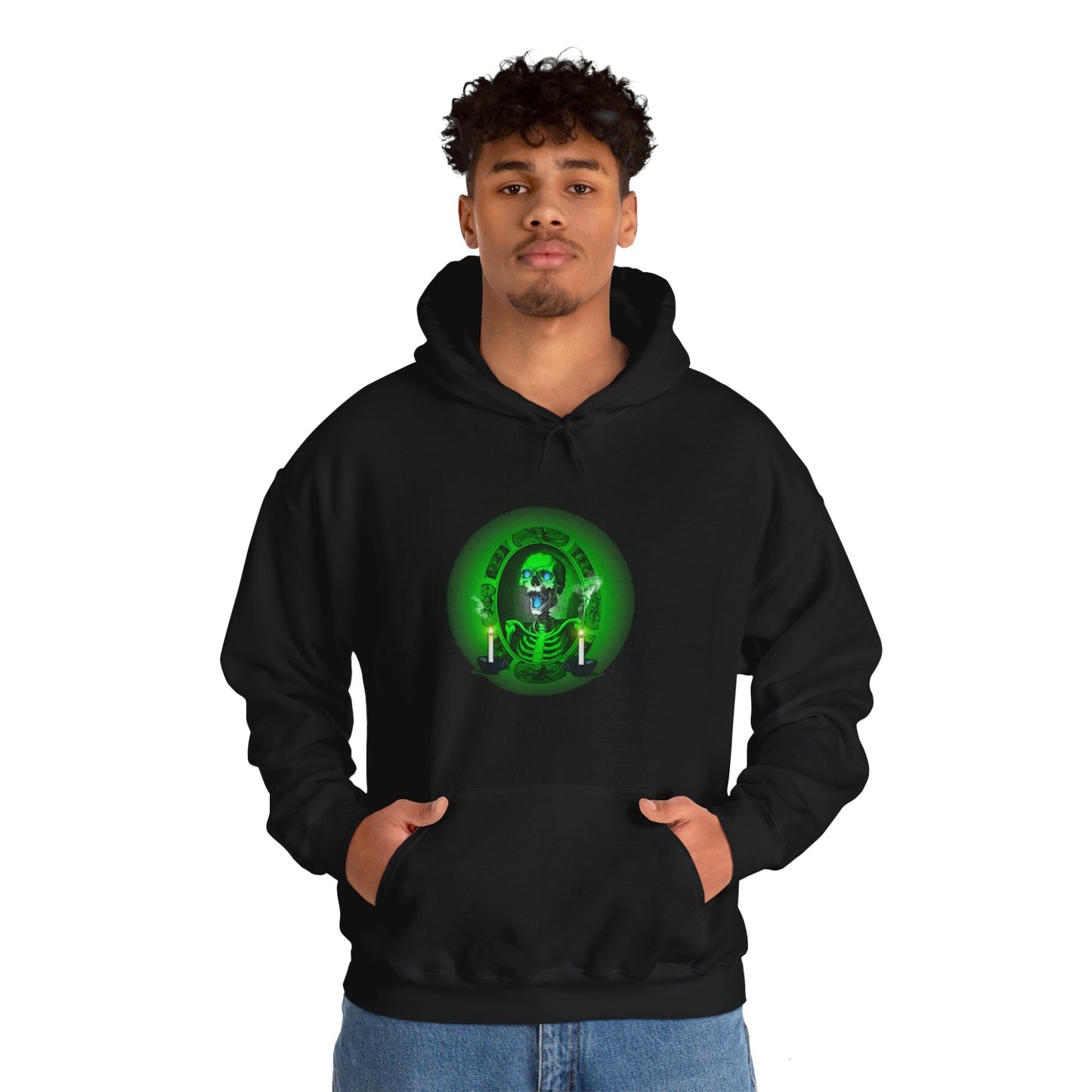 Unisex Heavy Blend™  All Hallows Eve Hooded  Halloween Sweatshirt