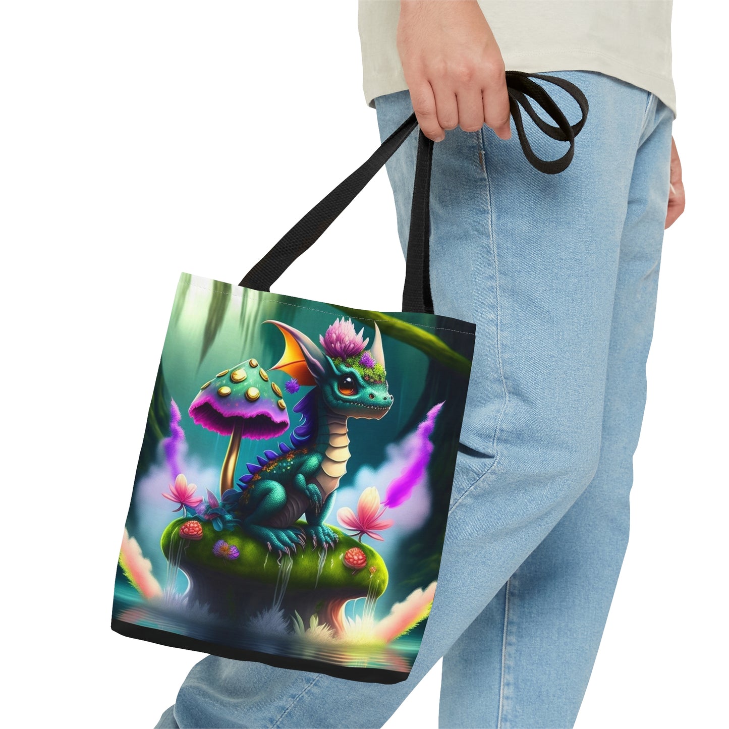 Fae Water Dragon,Tote Bag