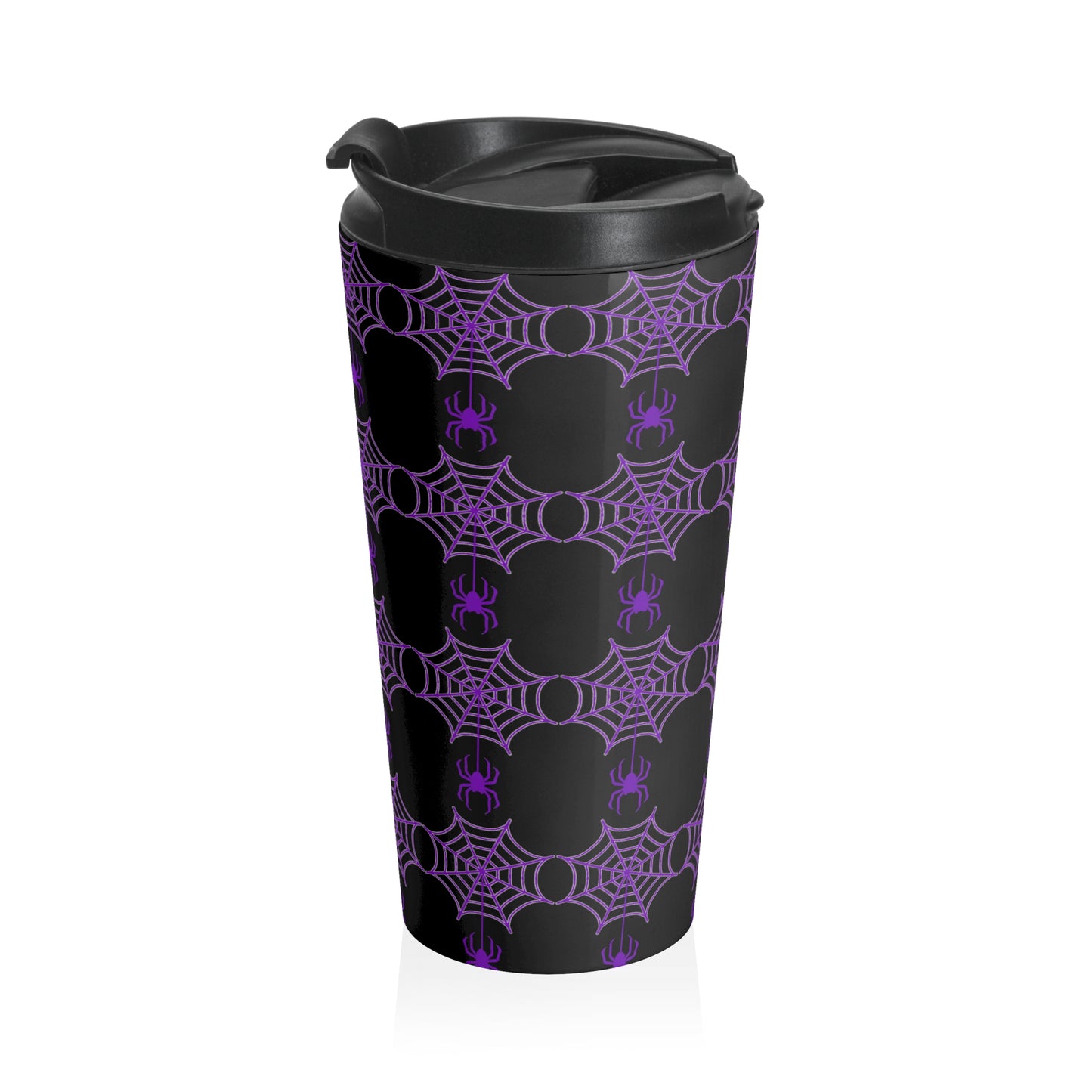 Stainless Steel Spider web Halloween Travel Mug with Insert