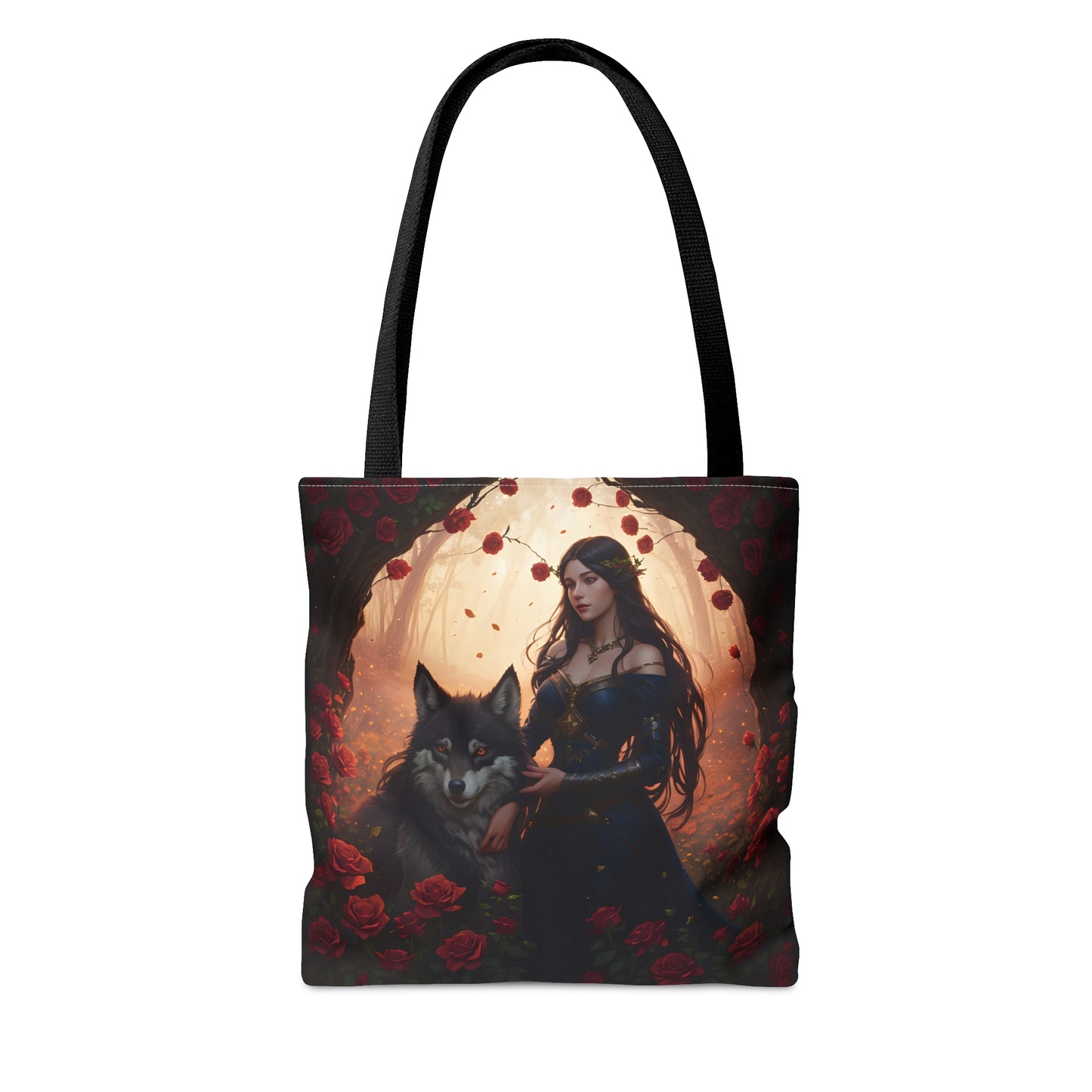 Wolf Enchantress,Tote Bag