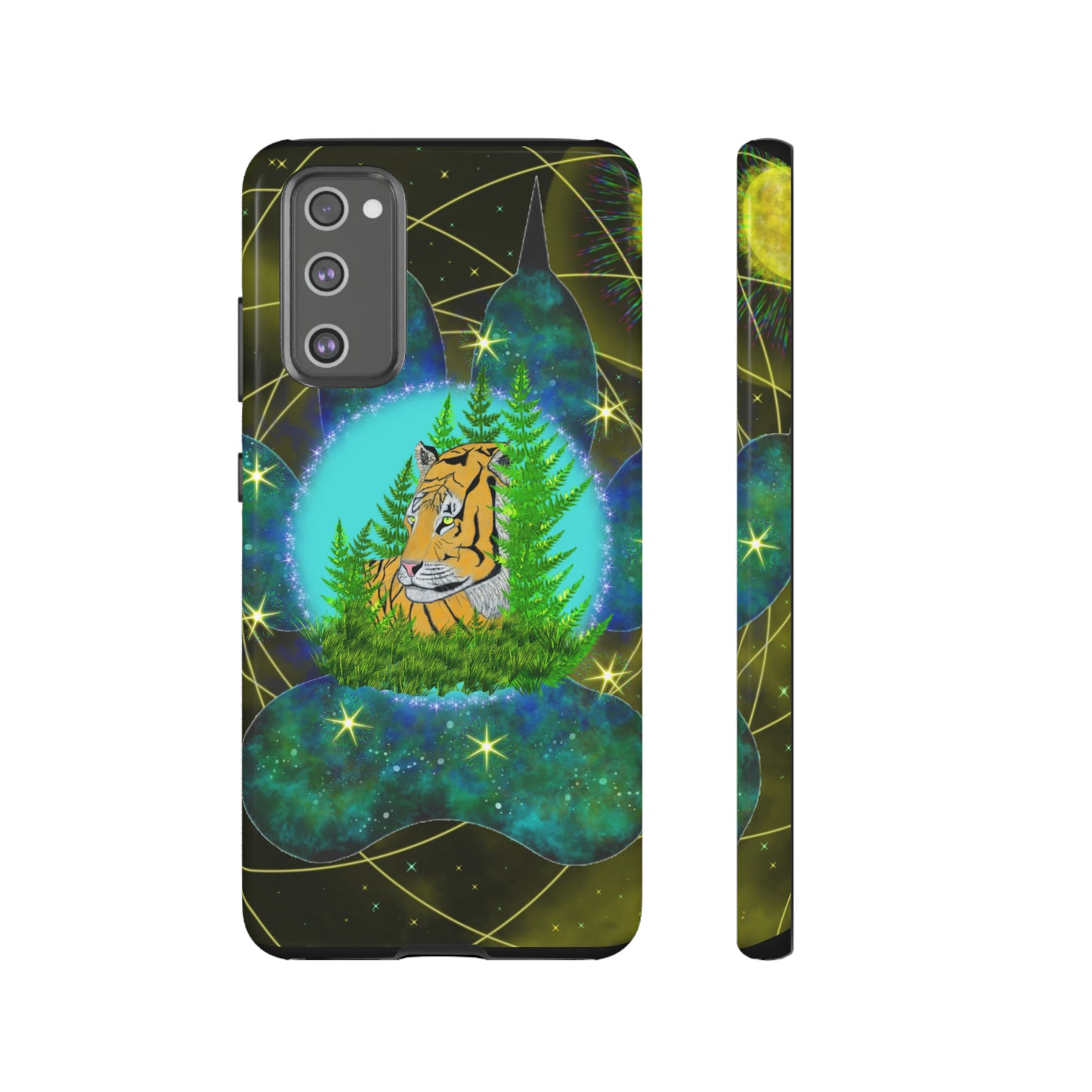 Tiger Medicine Totem Protective Phone Case, Samsung, iPhone, Pixel, all sizes