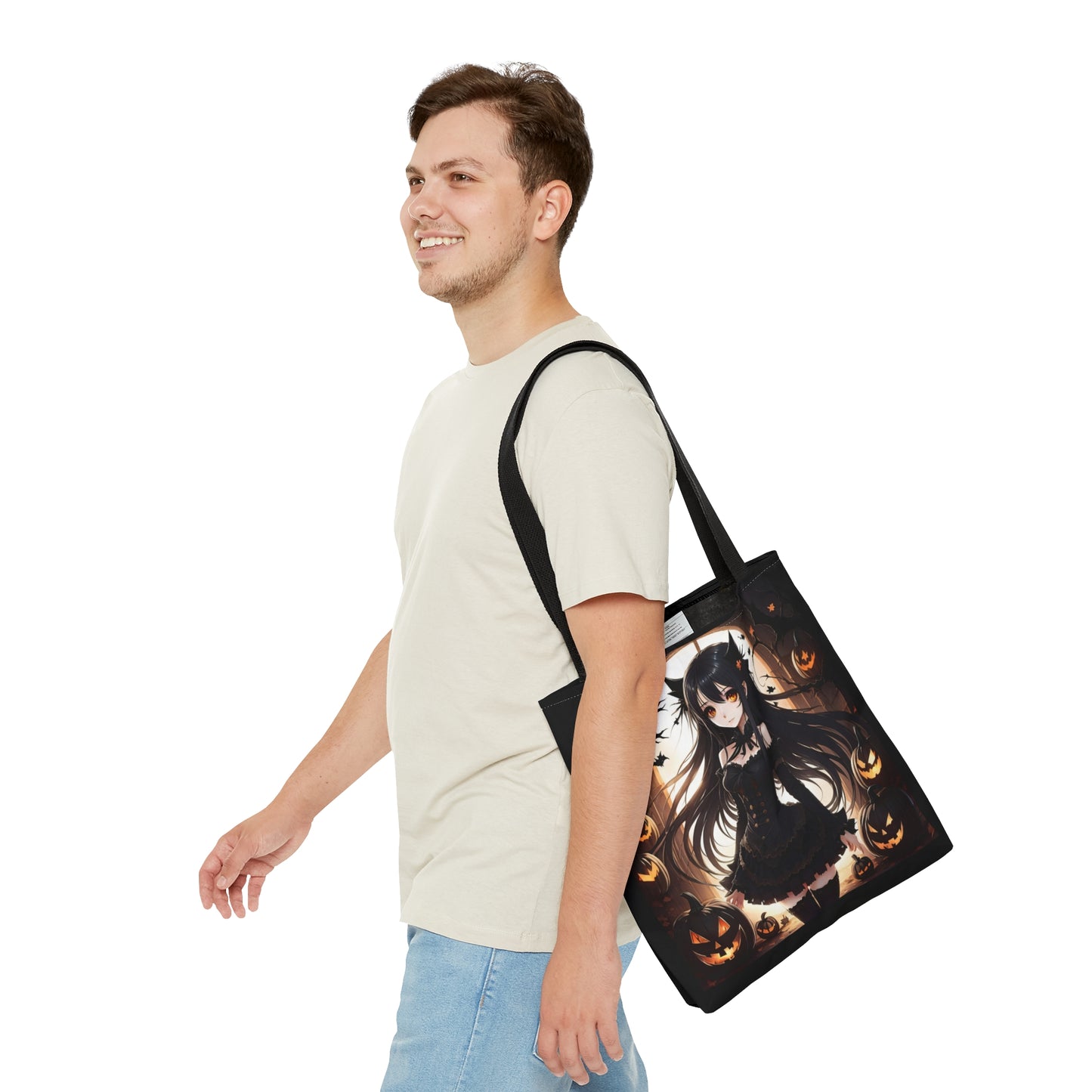 Anime Halloween Girl, Halloween Candy Tote Bag, Laptop Bag, Shoulder Bag